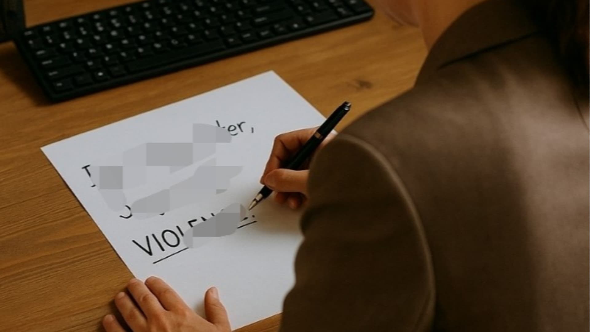 Violenza sulle donne, la commovente lettera di una madre