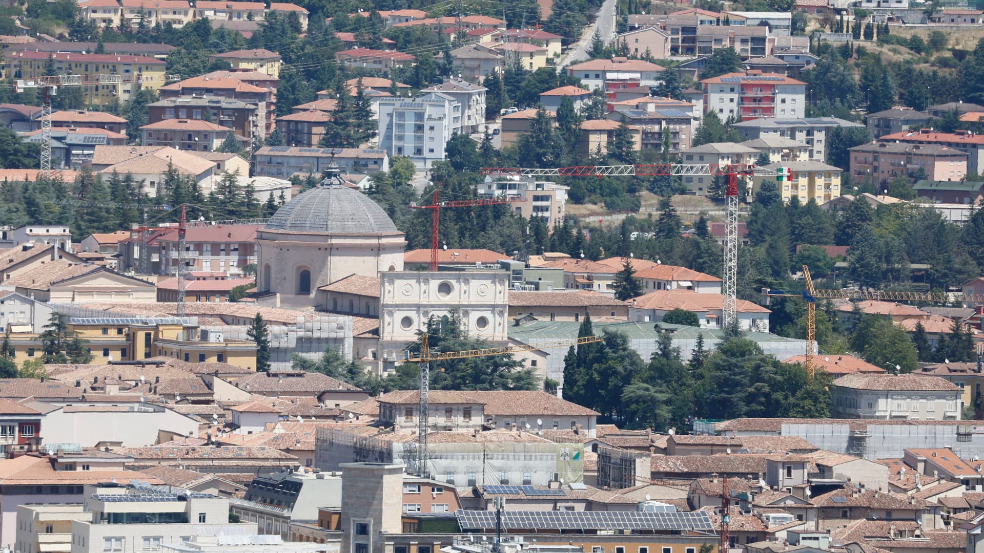 Una veduta di L'Aquila