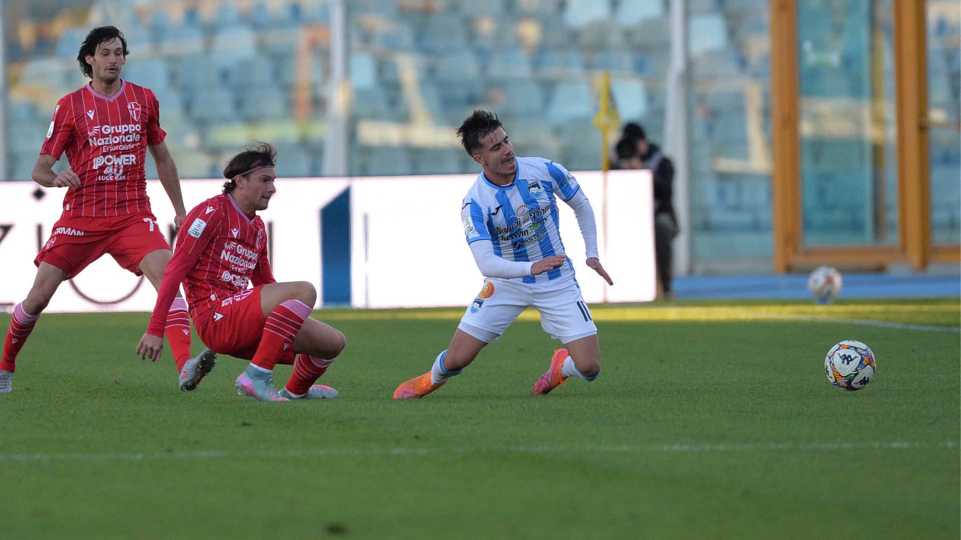 Un momento della partita