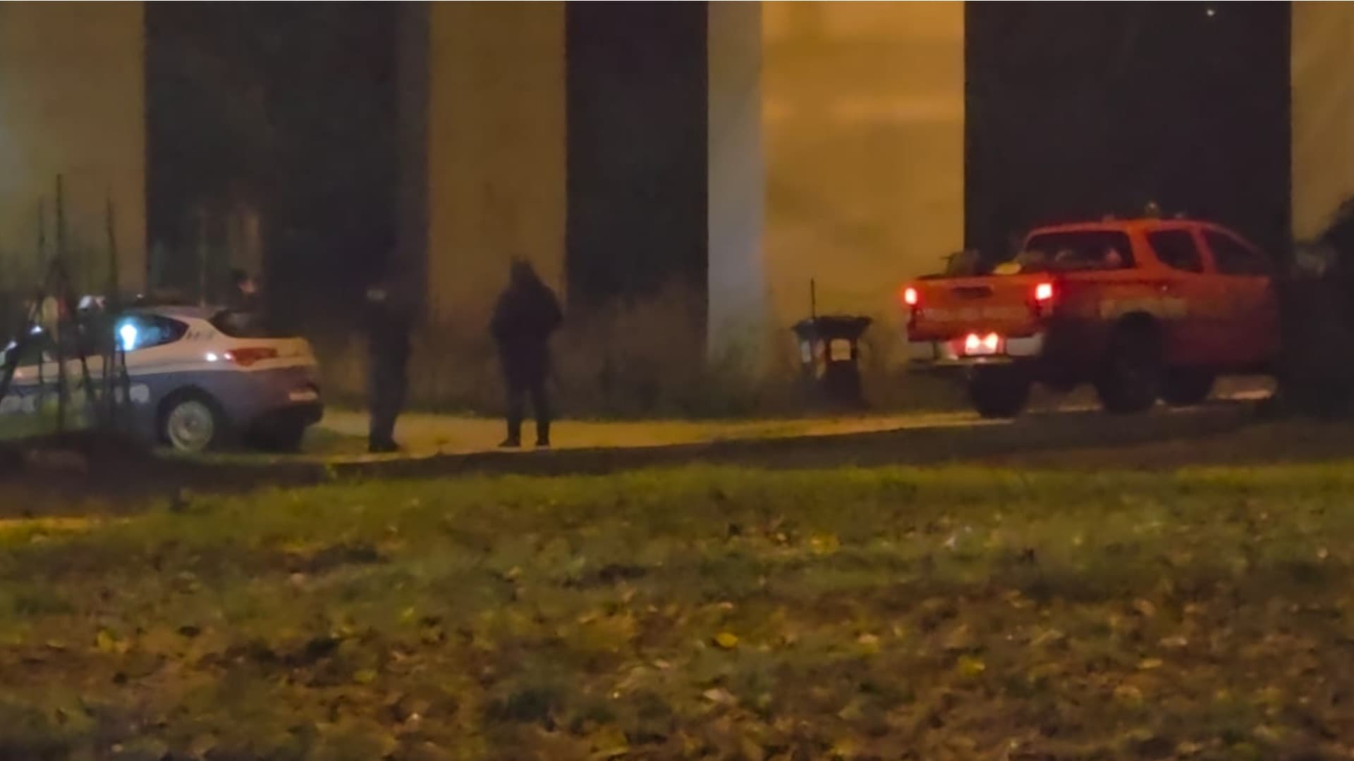 La zona della tragedia