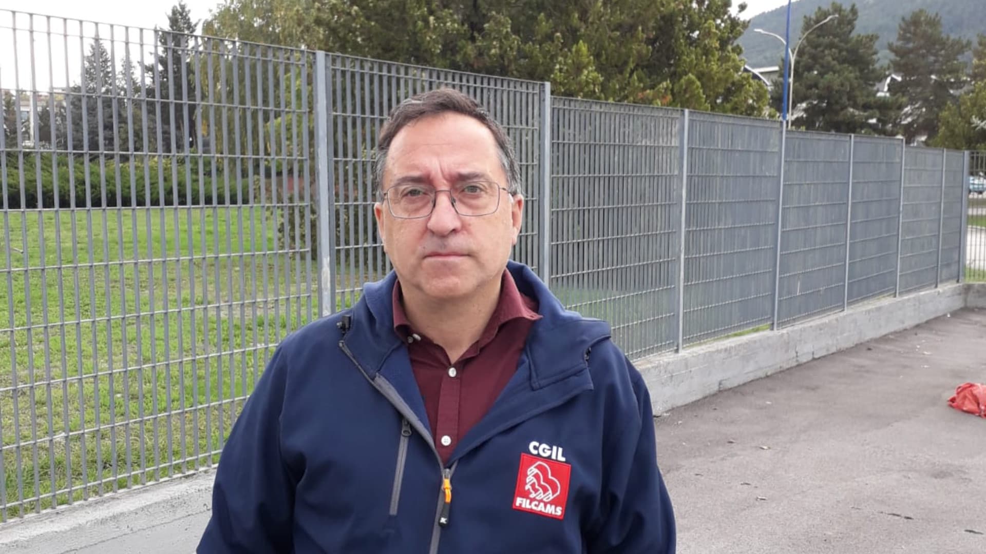 Andrea Frasca della Filcams Cgil dell'Aquila