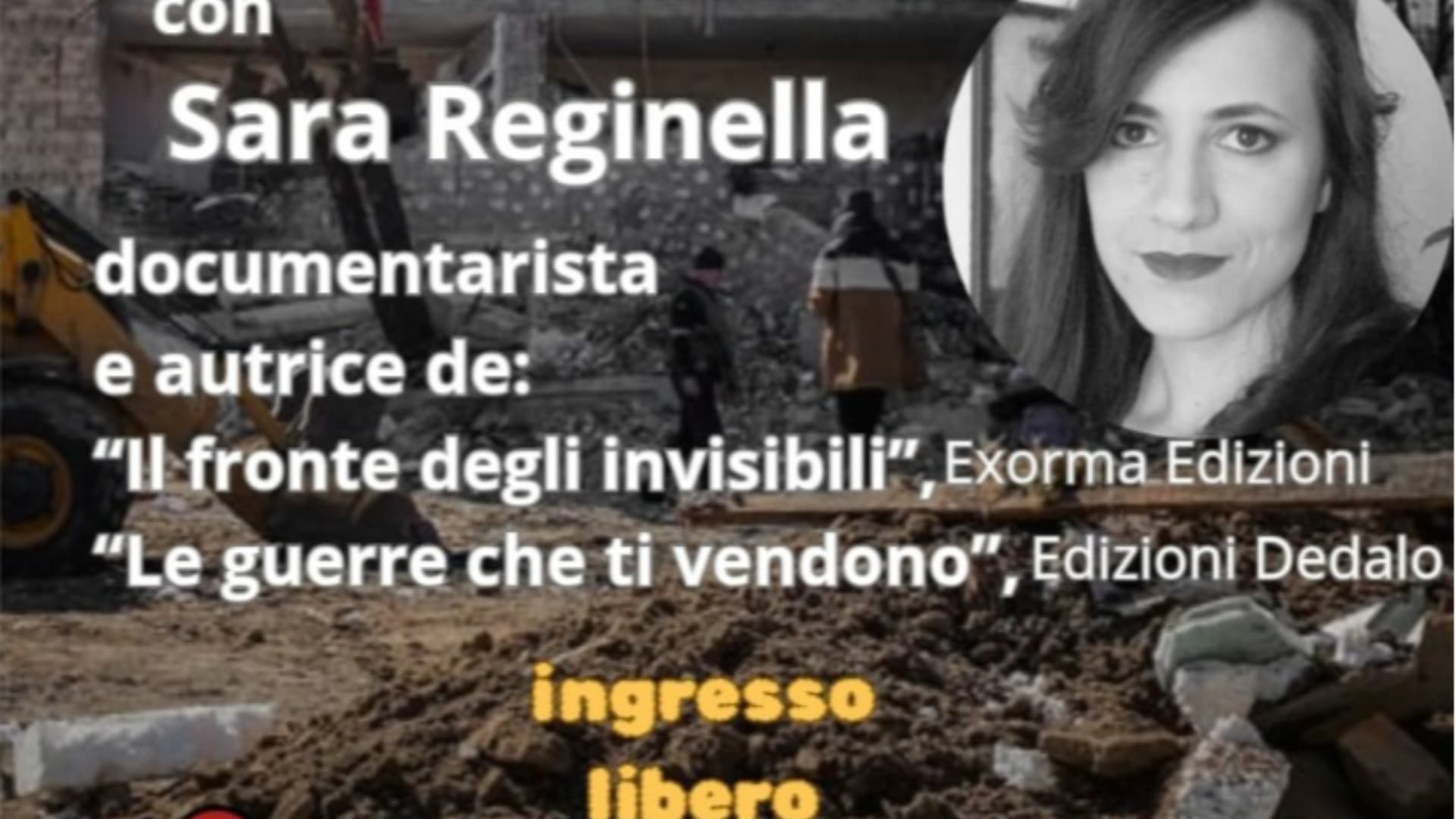 L'Aquila, incontro con Sara Reginella per discutere sulla guerra russa-ucraina