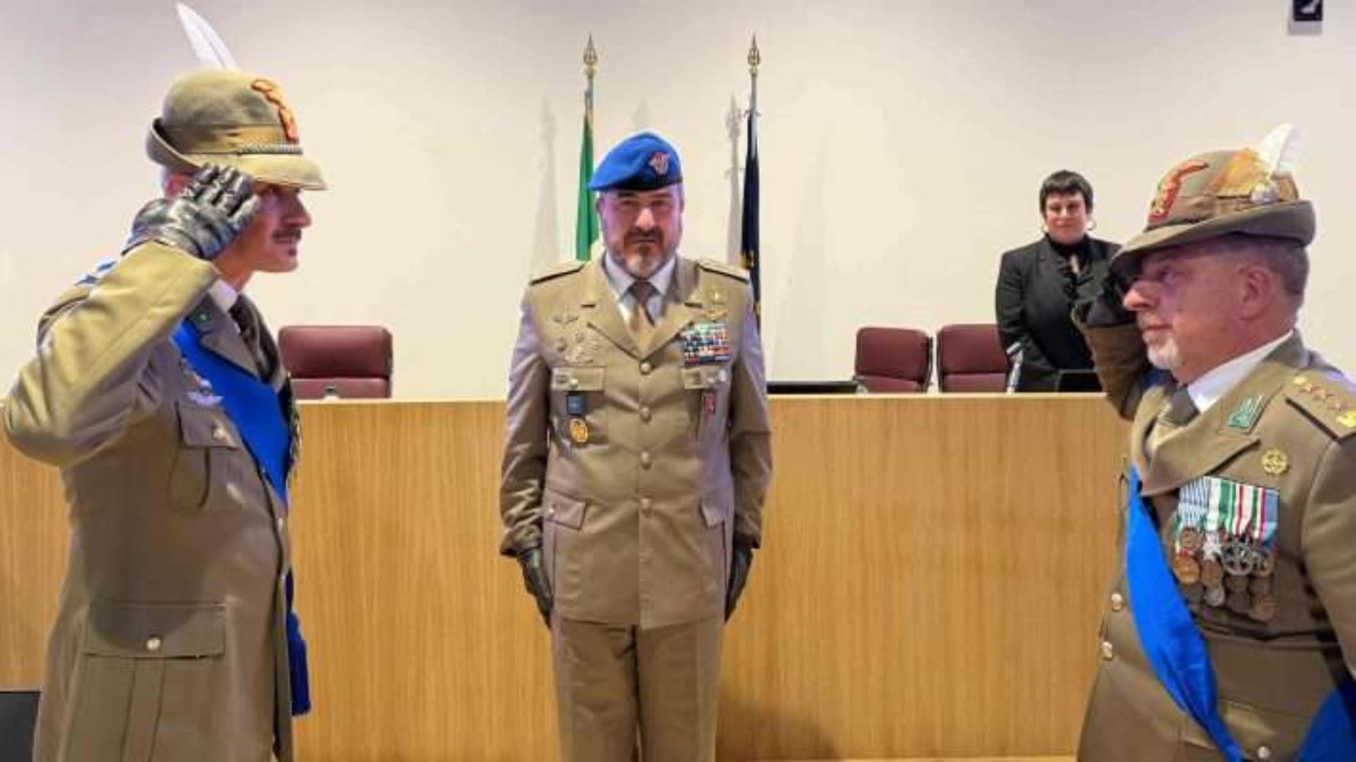 A sinistra Poli, al centro Di Stasio e a destra Iovinelli