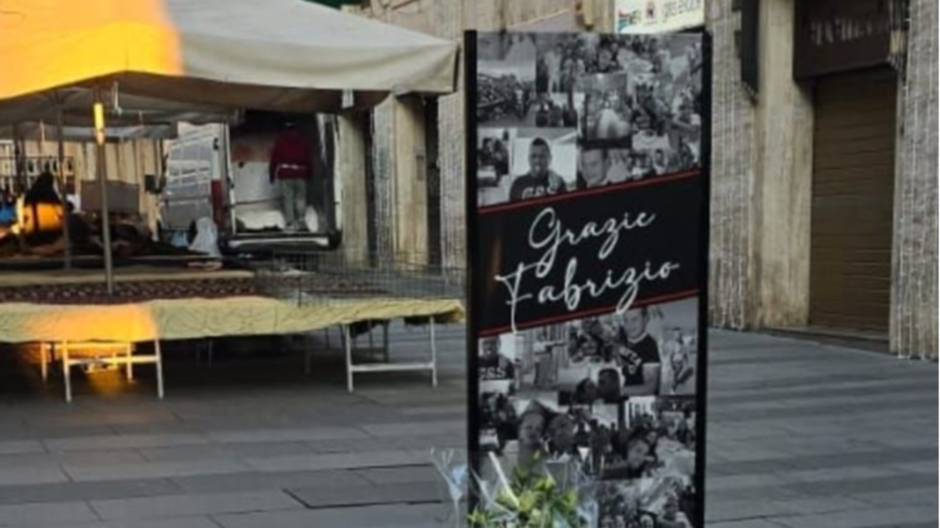 Il totem per Fabrizio