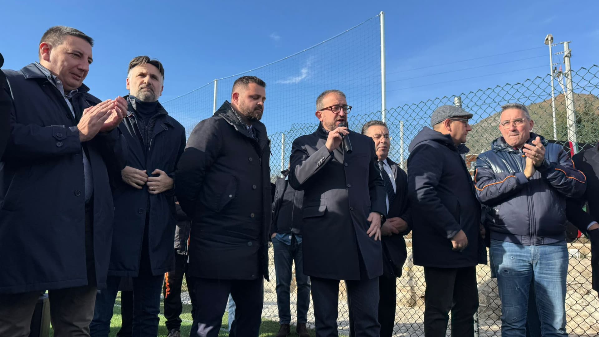 Un momento della inauguazione