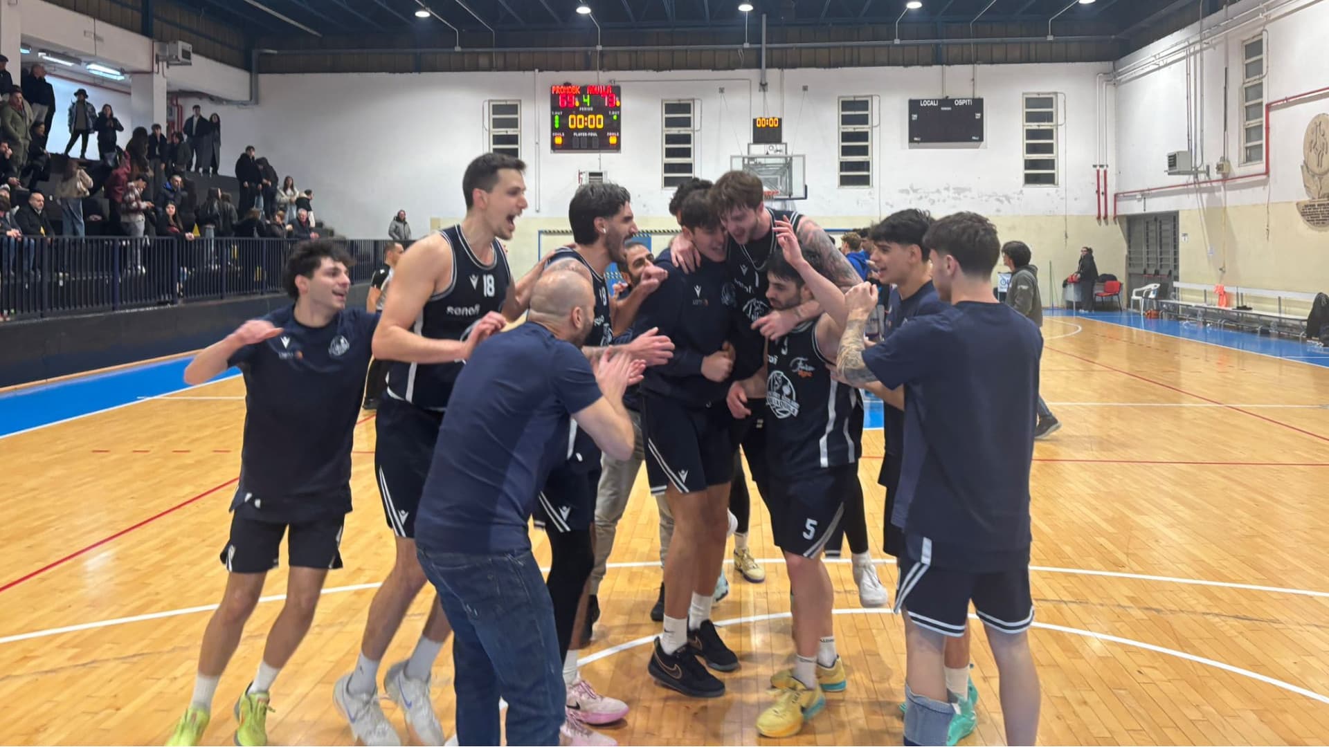 La gioia del Nuovo Basket Aquilani