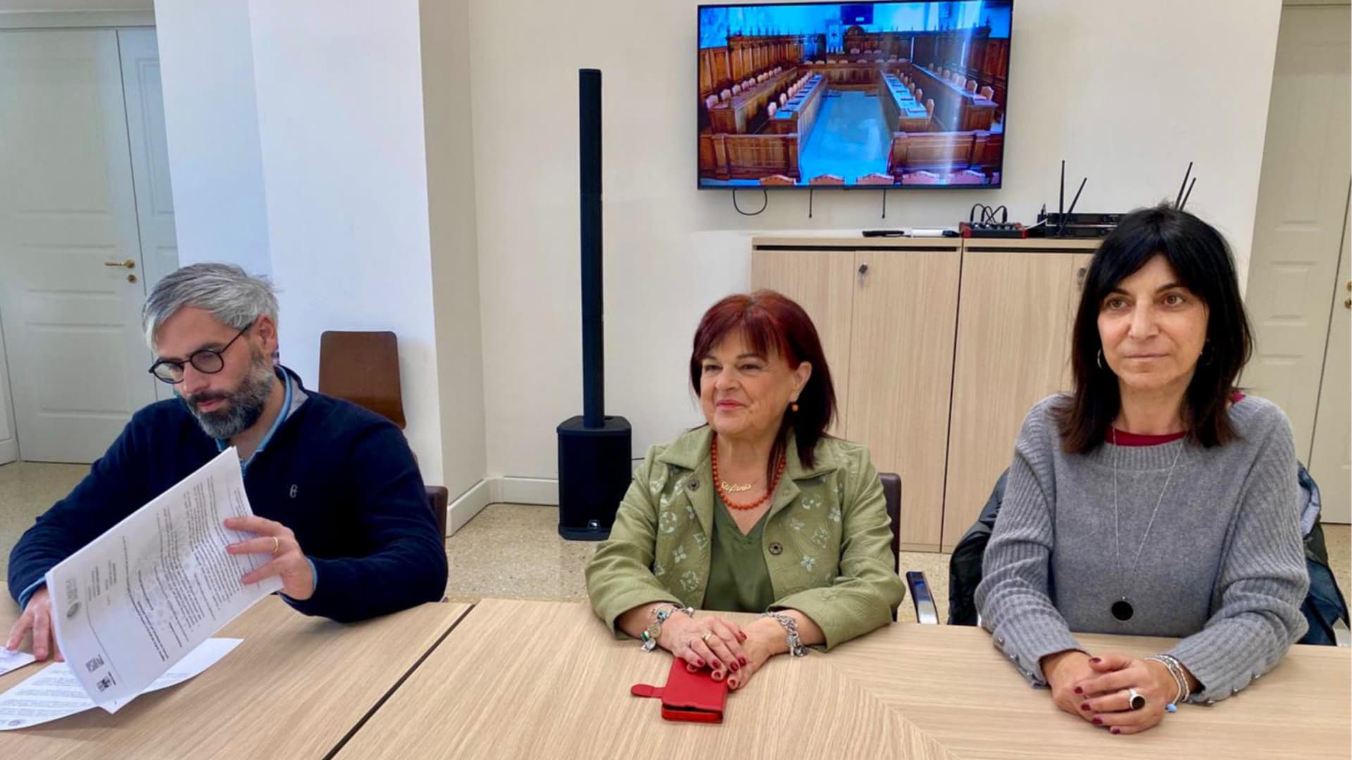 Paolo Romano, Stefania Pezzopane e Simona Giannangeli