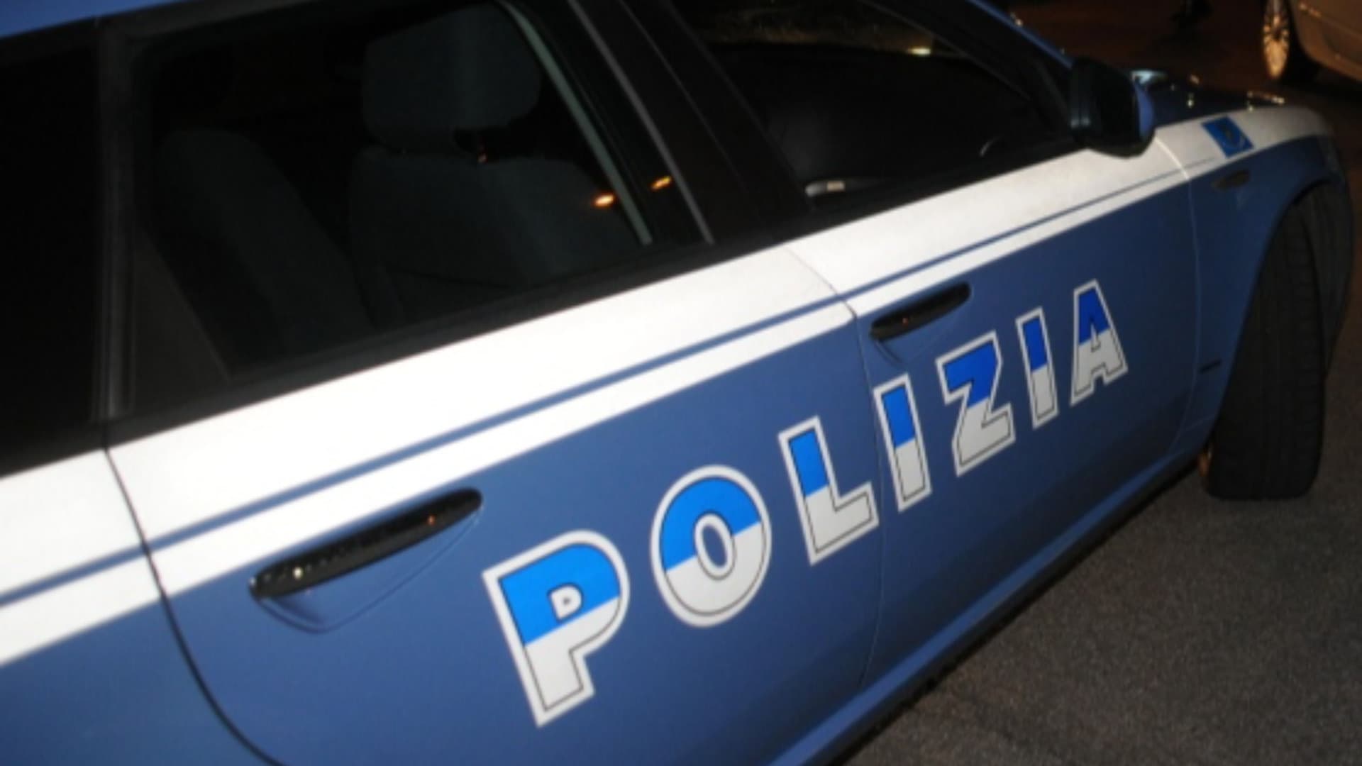 Intervento della polizia ad Avezzano