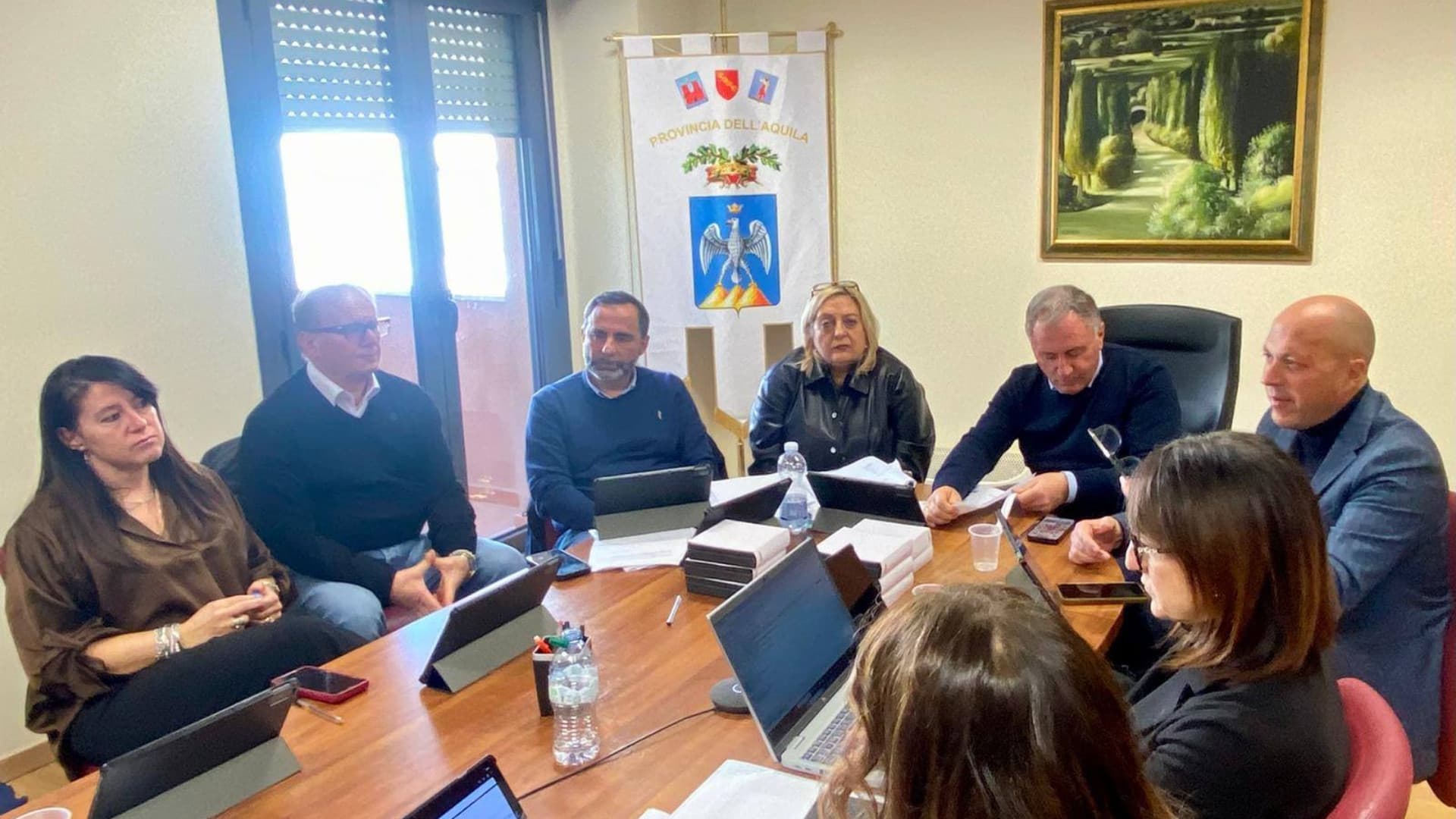 La seduta del consiglio