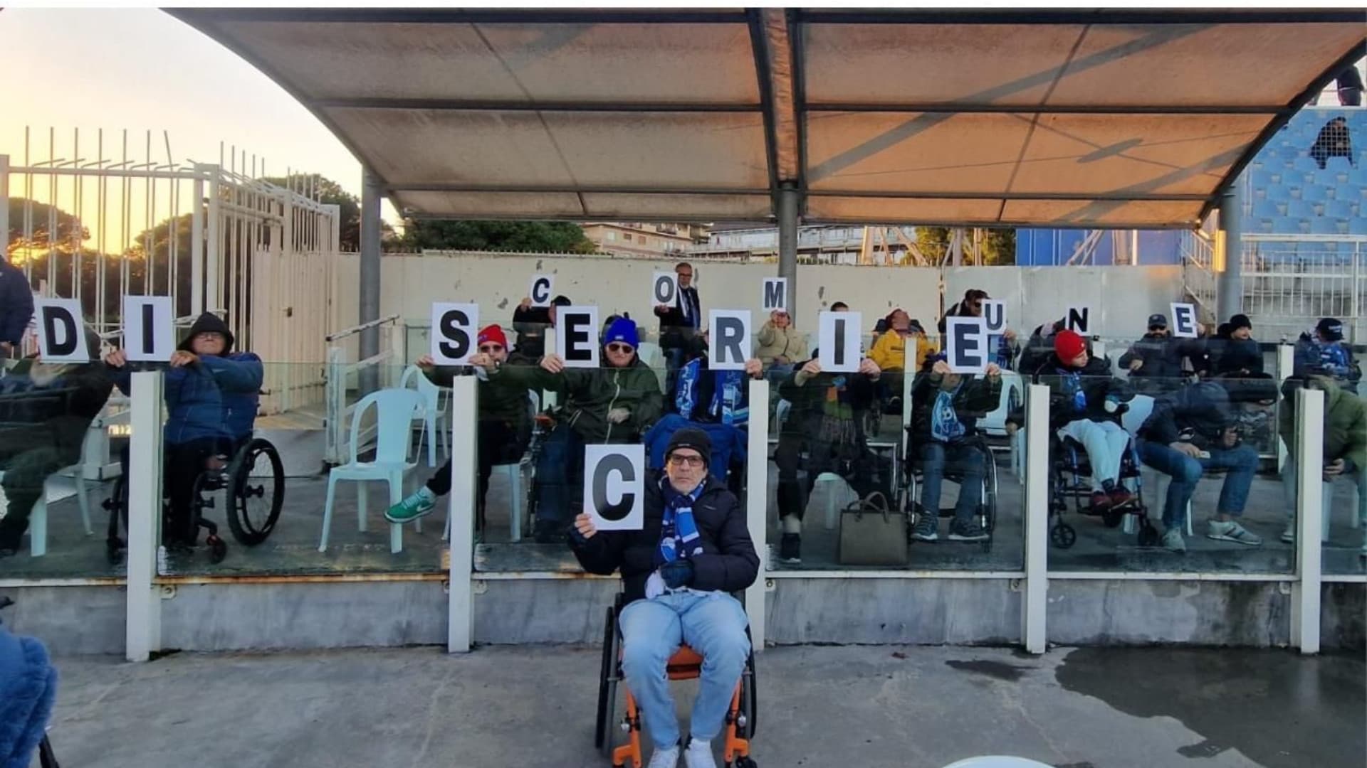 Stadio Adriatico, settore disabili inagibile: le richieste dei Delfini Determinati e i possibili scenari