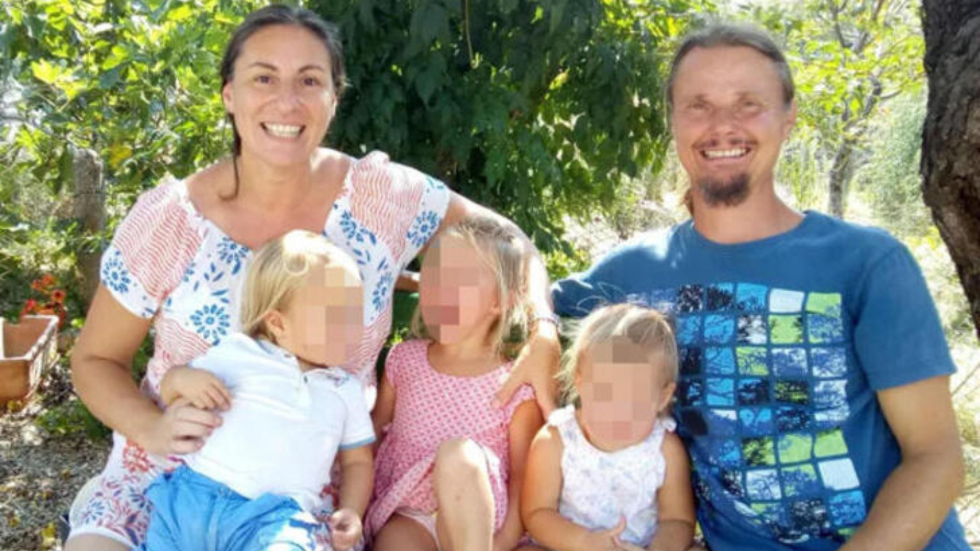 Uno scatto della famiglia anglo-australiana