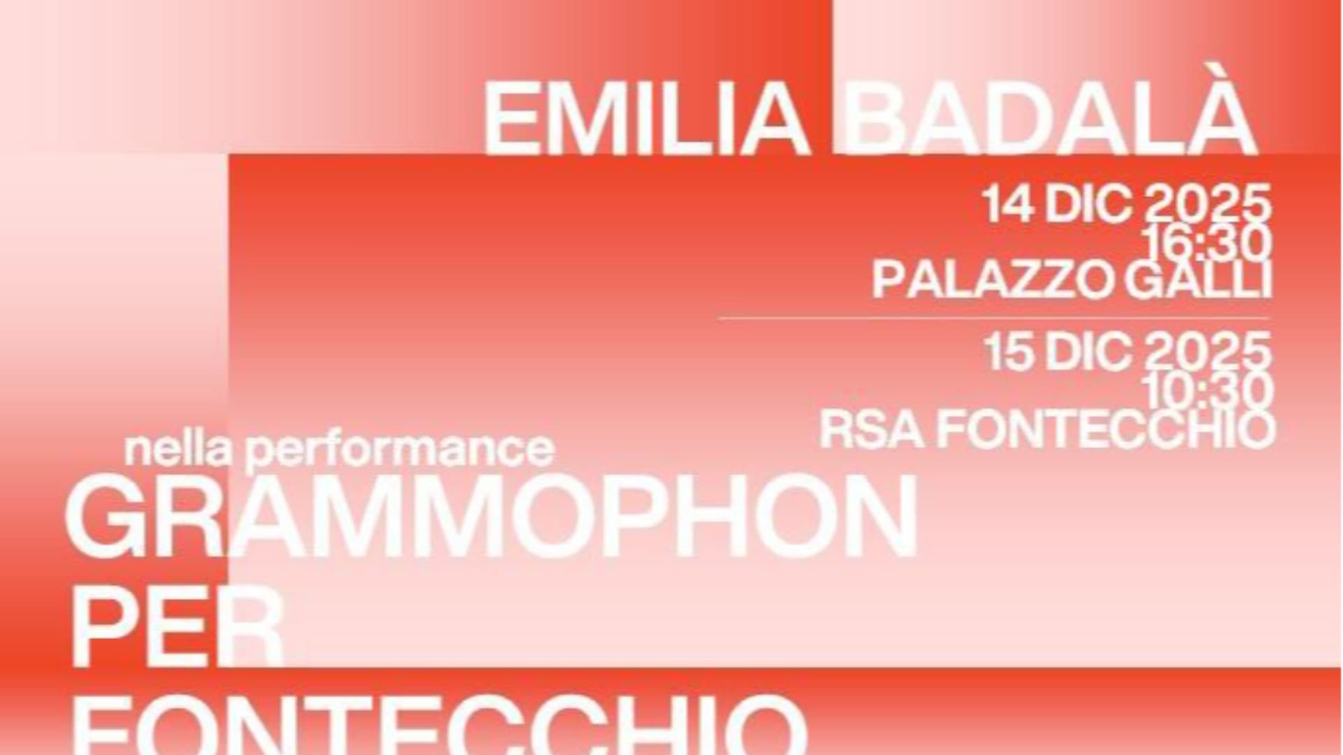 Fontecchio, la performance finale di "Grammophon per Fontecchio" al palazzo Galli