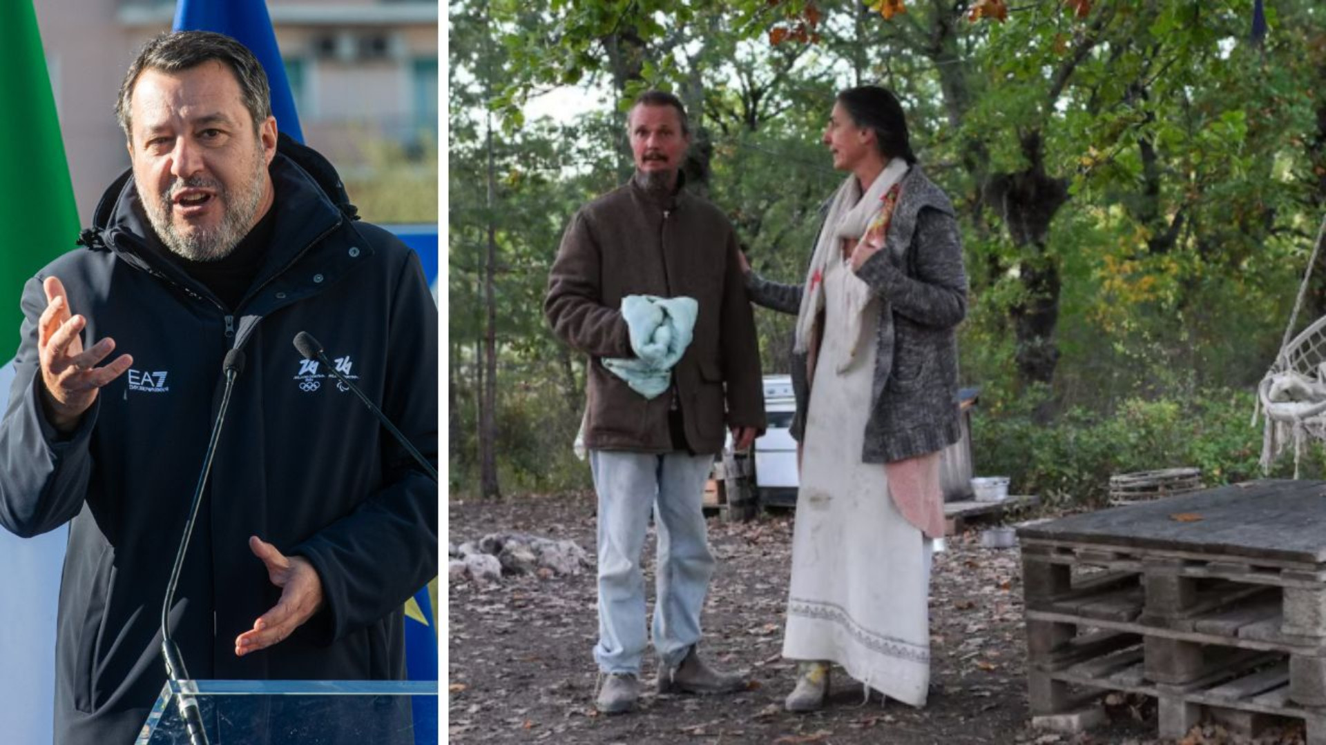 Mattia Salvini e i due genitori