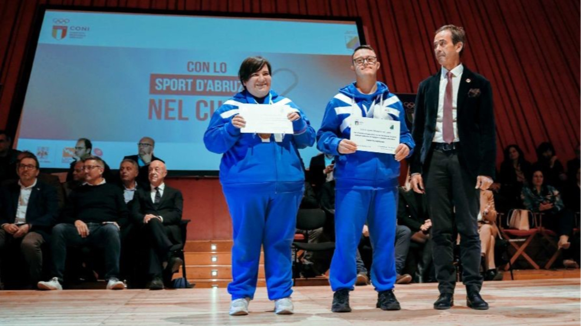 Da sinistra: Agnese Rocchi, Christian Dervishi e Guido Grecchi