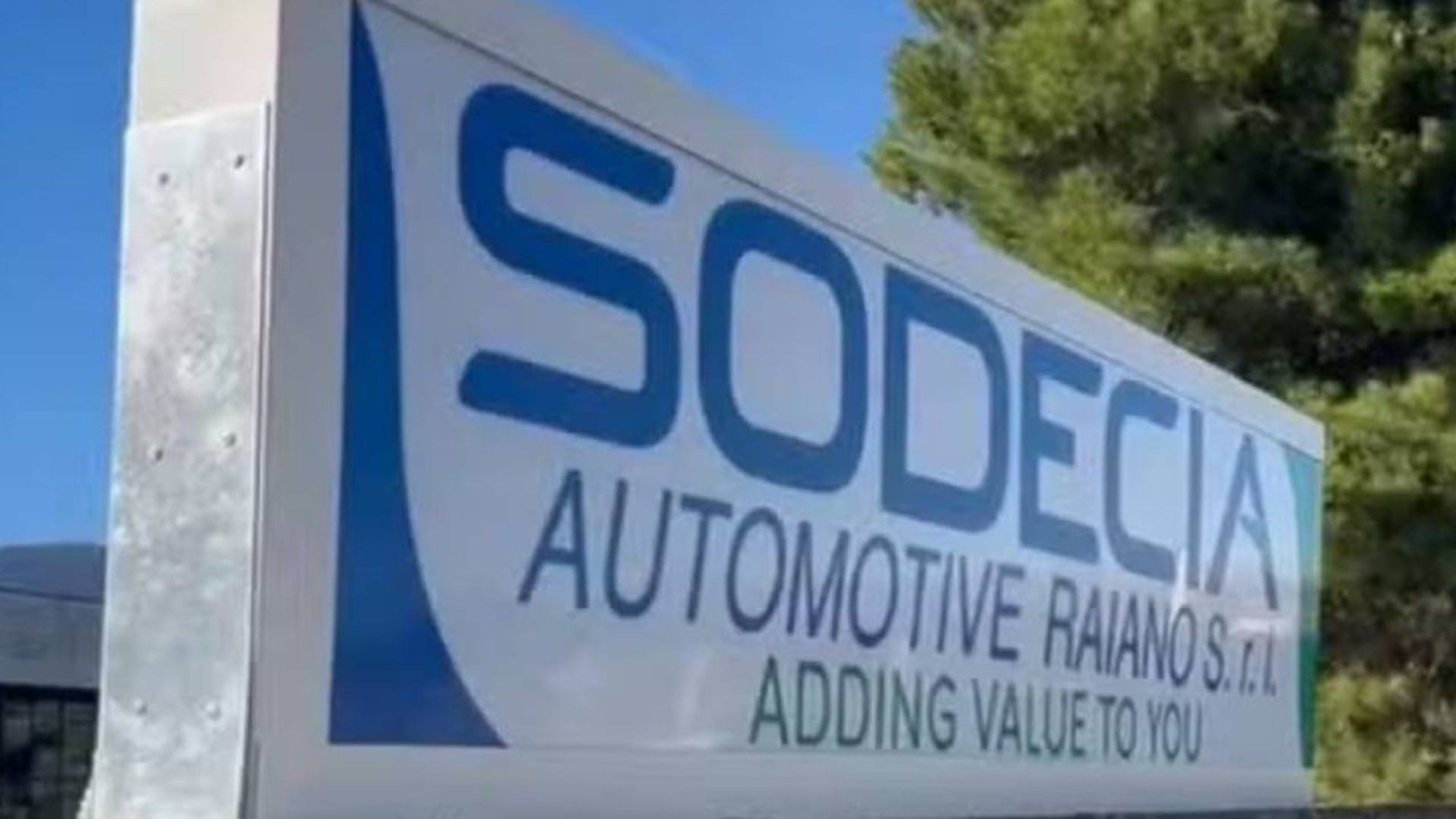 L'ingresso della Sodecia