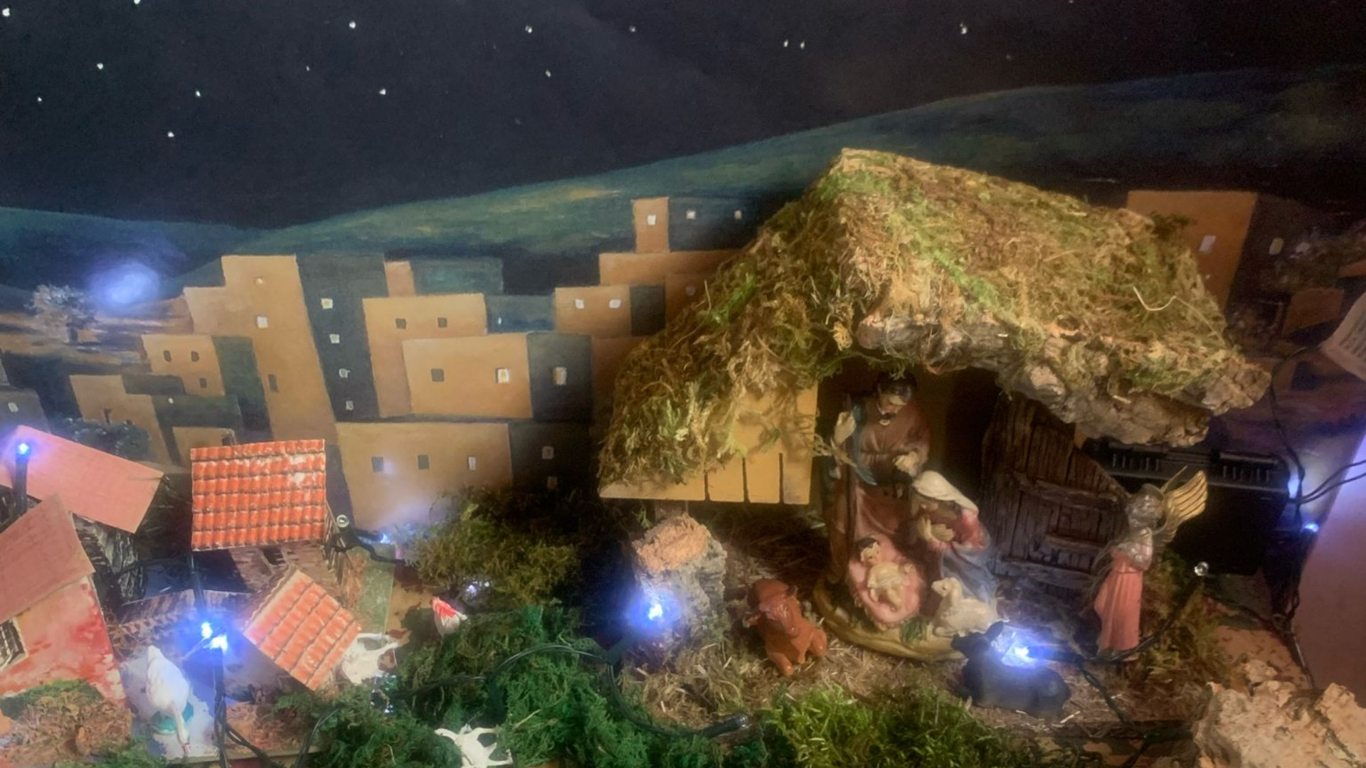 Dettaglio di un presepe abruzzese