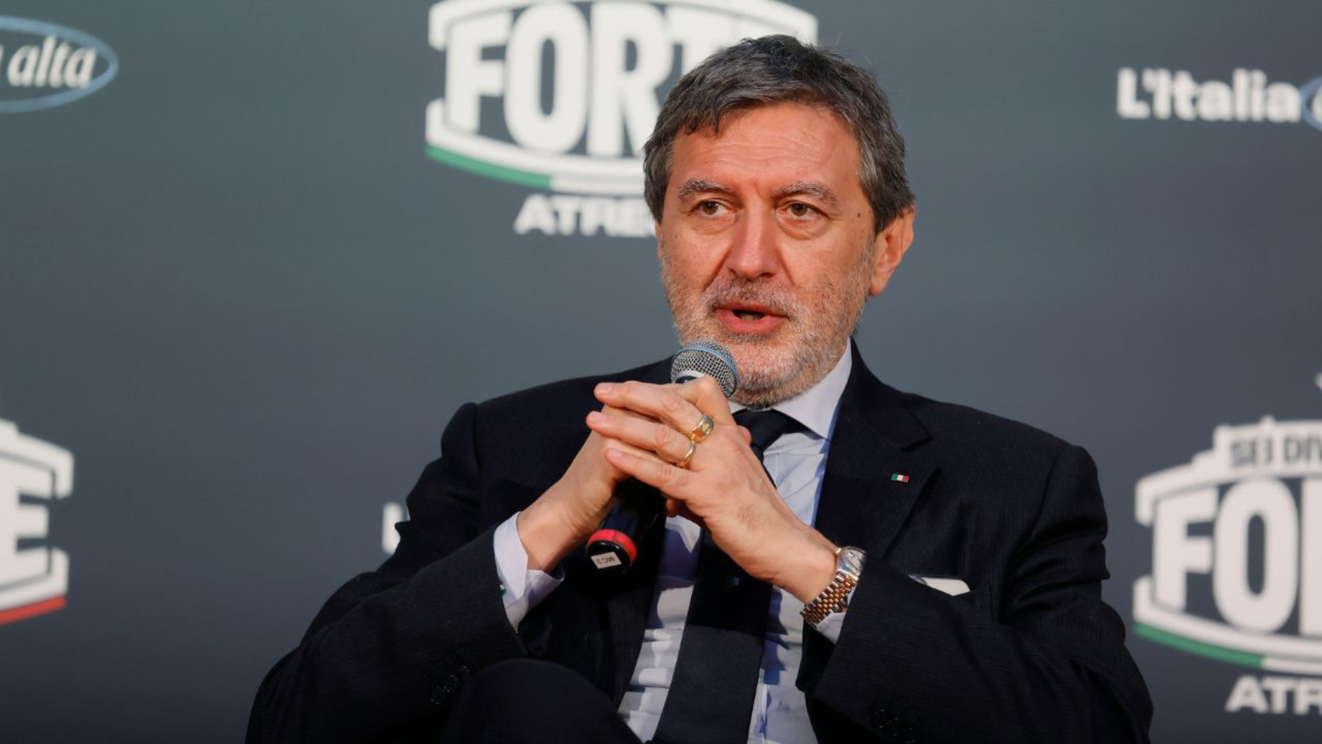 Il presidente Marsilio