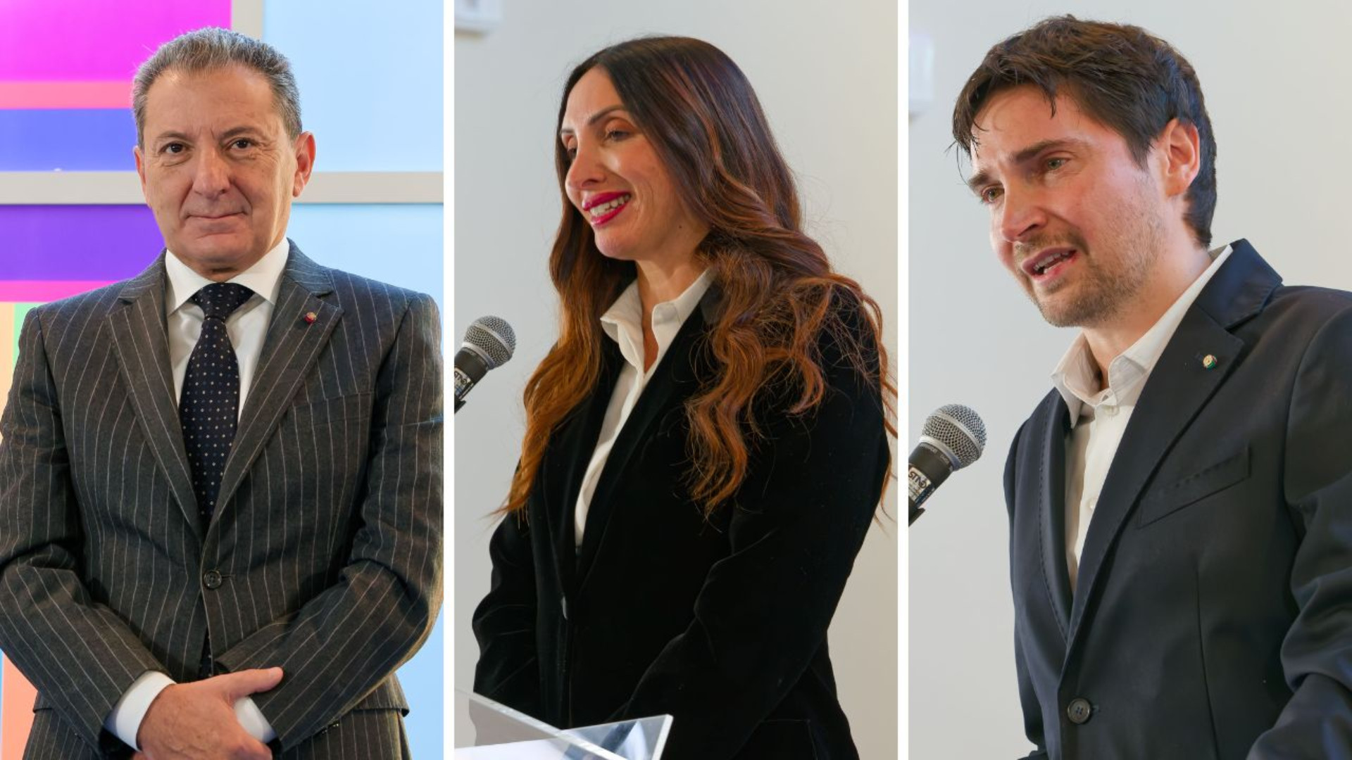 Maurizio Di Ubaldo, Francesca Caldarelli e Vincenzo Di Nicola