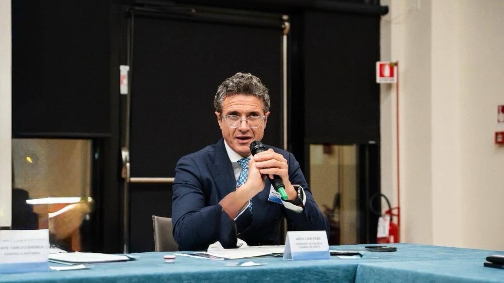 Luigi Febo durante il seminario