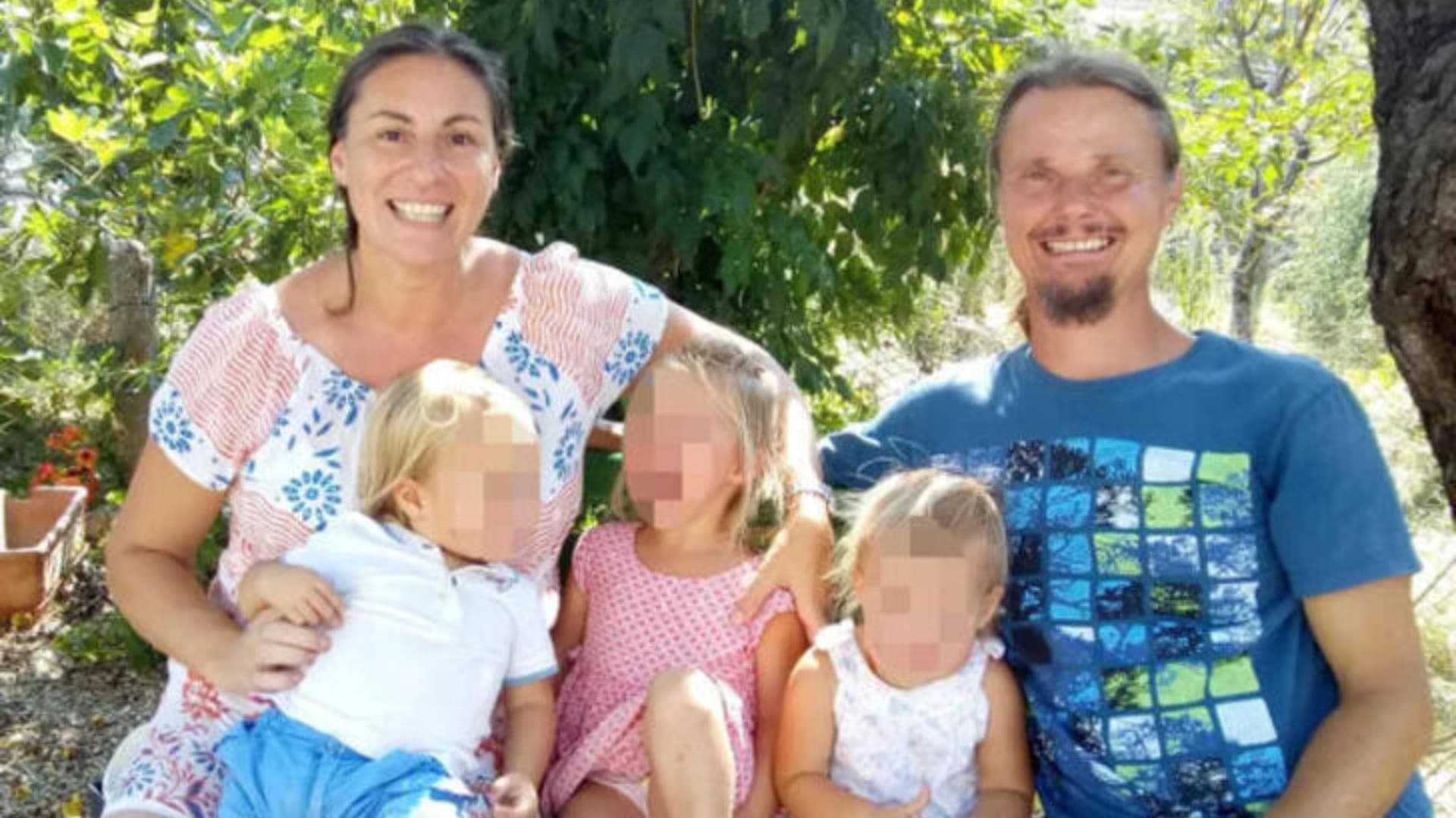 Uno scatto della famiglia anglo-australiana di Palmoli