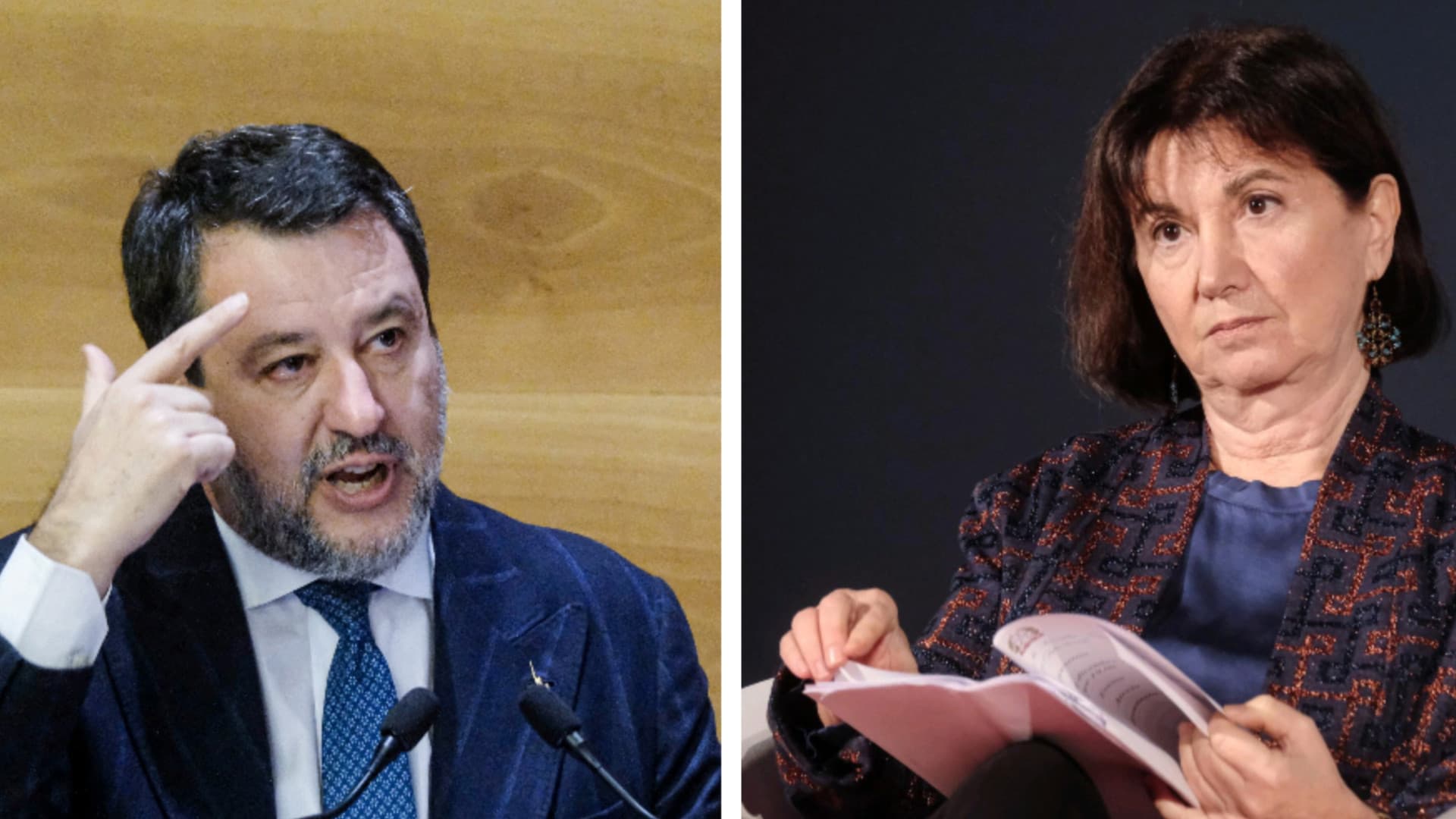 I ministri Salvini e Roccella