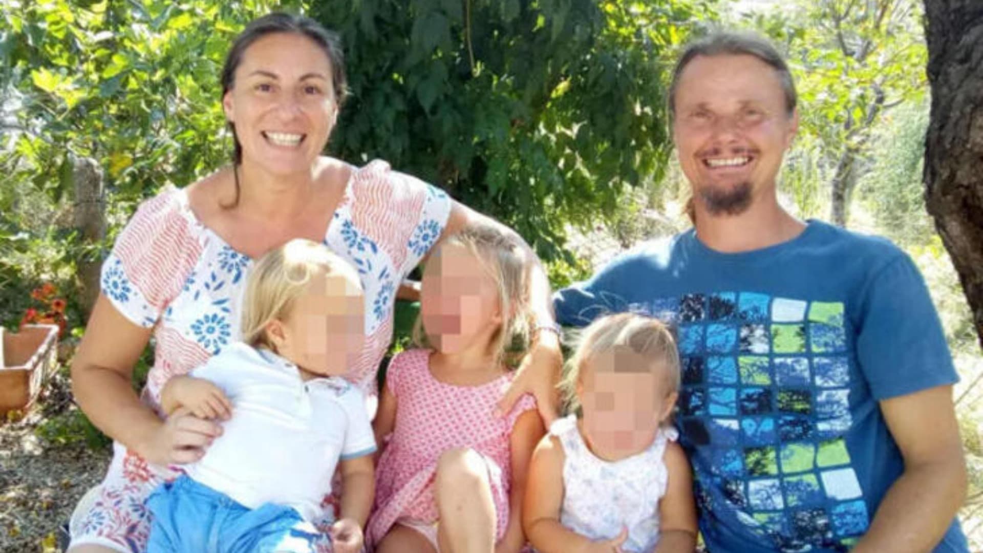 Uno scatto della famiglia anglo-australiana