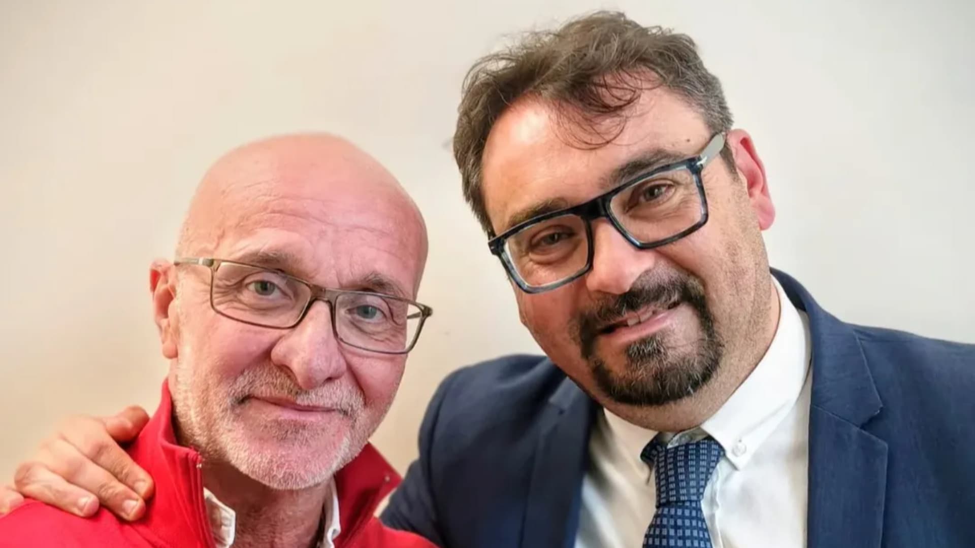 Guido Cianci con il sindaco
