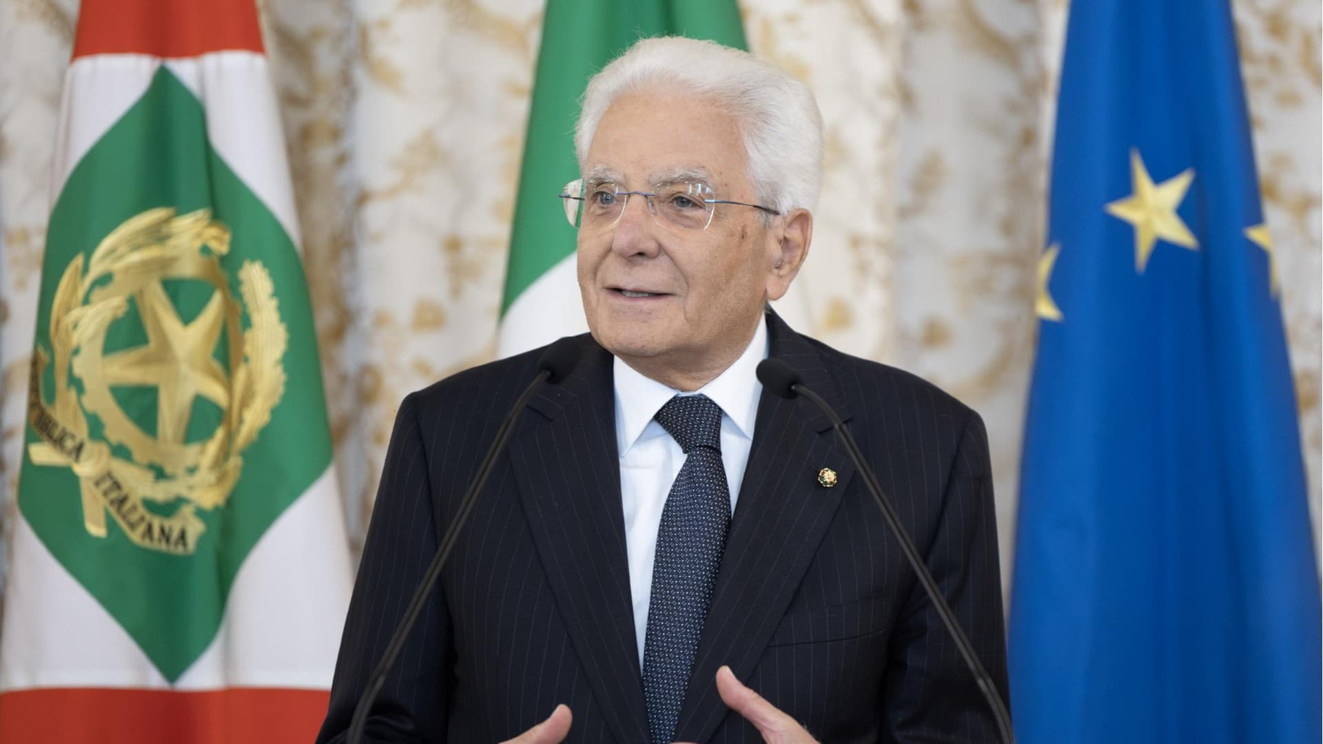 Il presidente Sergio Mattarella