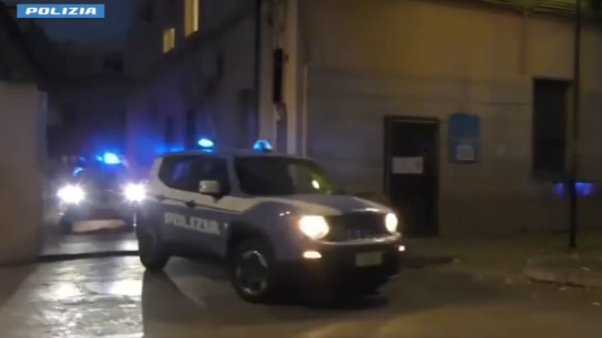 L'intervento della polizia