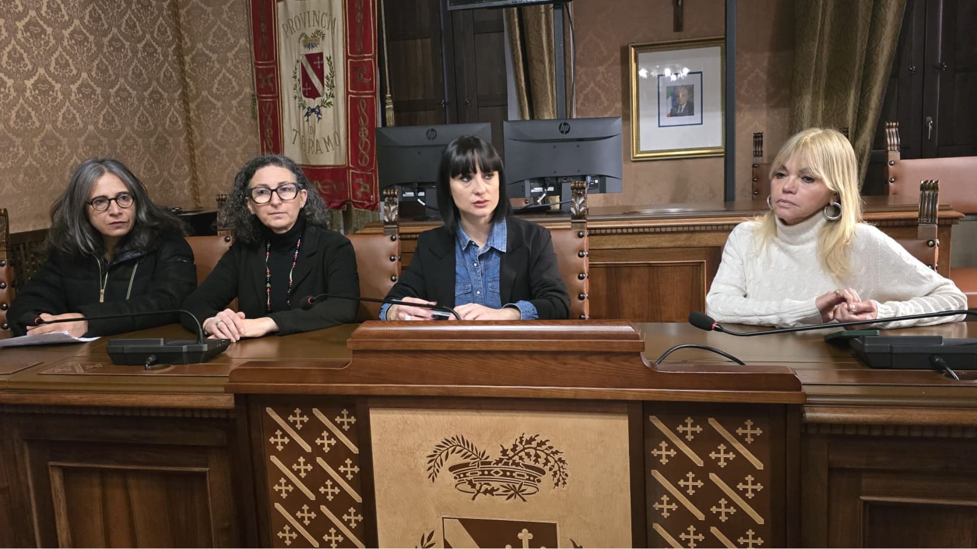 Un momento della conferenza stampa