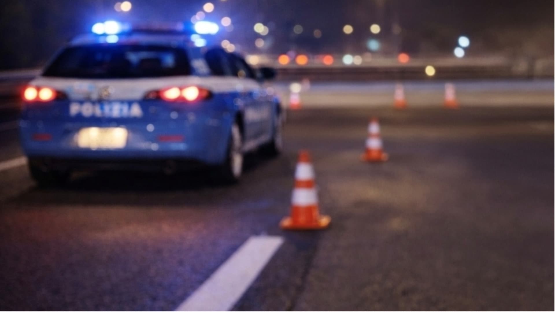 L'auto è stata intercettata dalla polizia