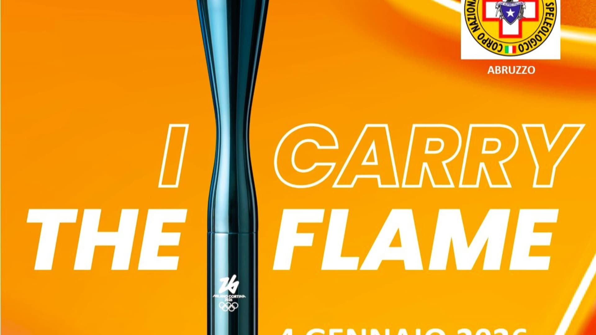 Calascio, accoglie il viaggio della Fiamma Olimpica di Milano-Cortina 2026