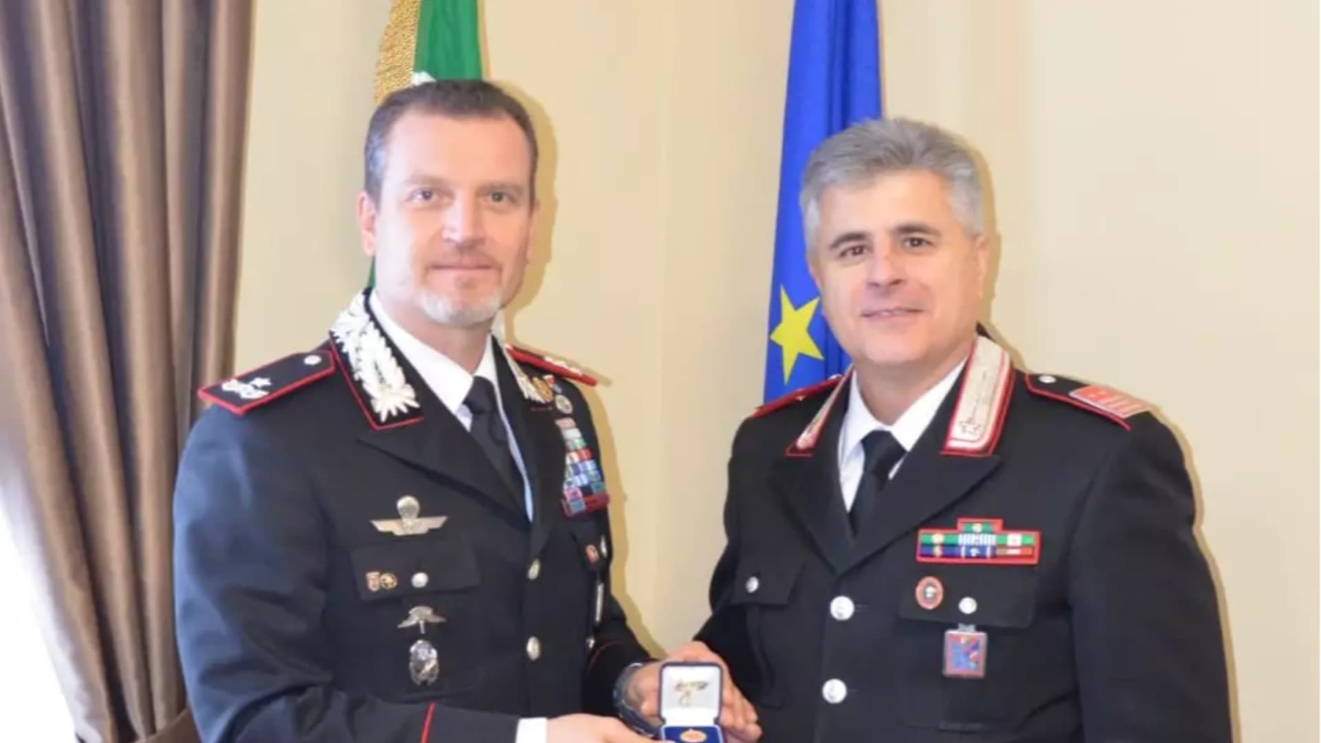 Carabinieri Lanciano: il saluto del Luogotenente Comparelli, una carriera d'oro