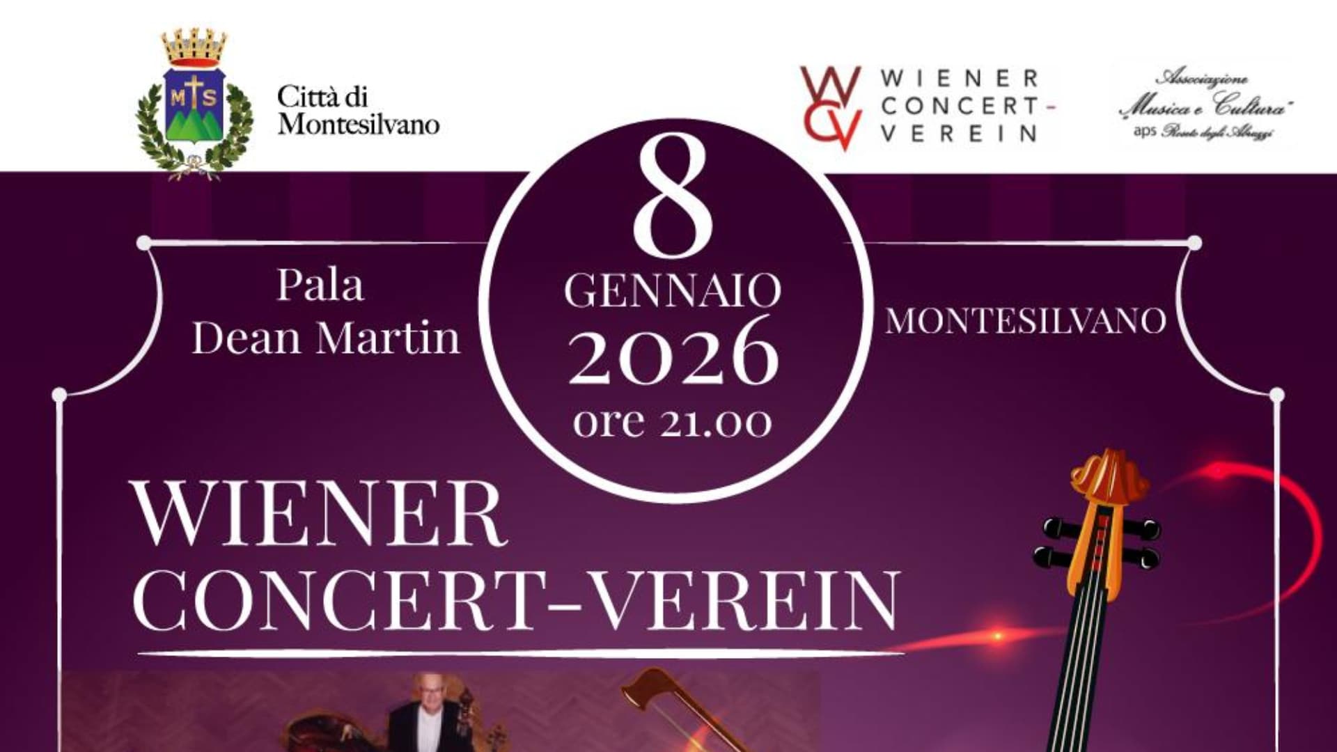 Montesilvano, evento di prestigio con l'orchestra Wiener Concert-Verein