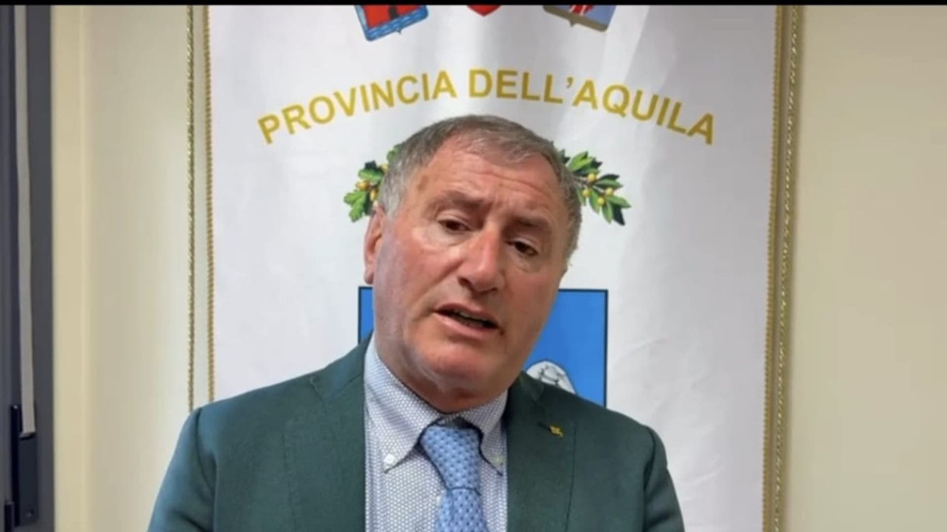 Il presidente della Provincia Angelo Caruso