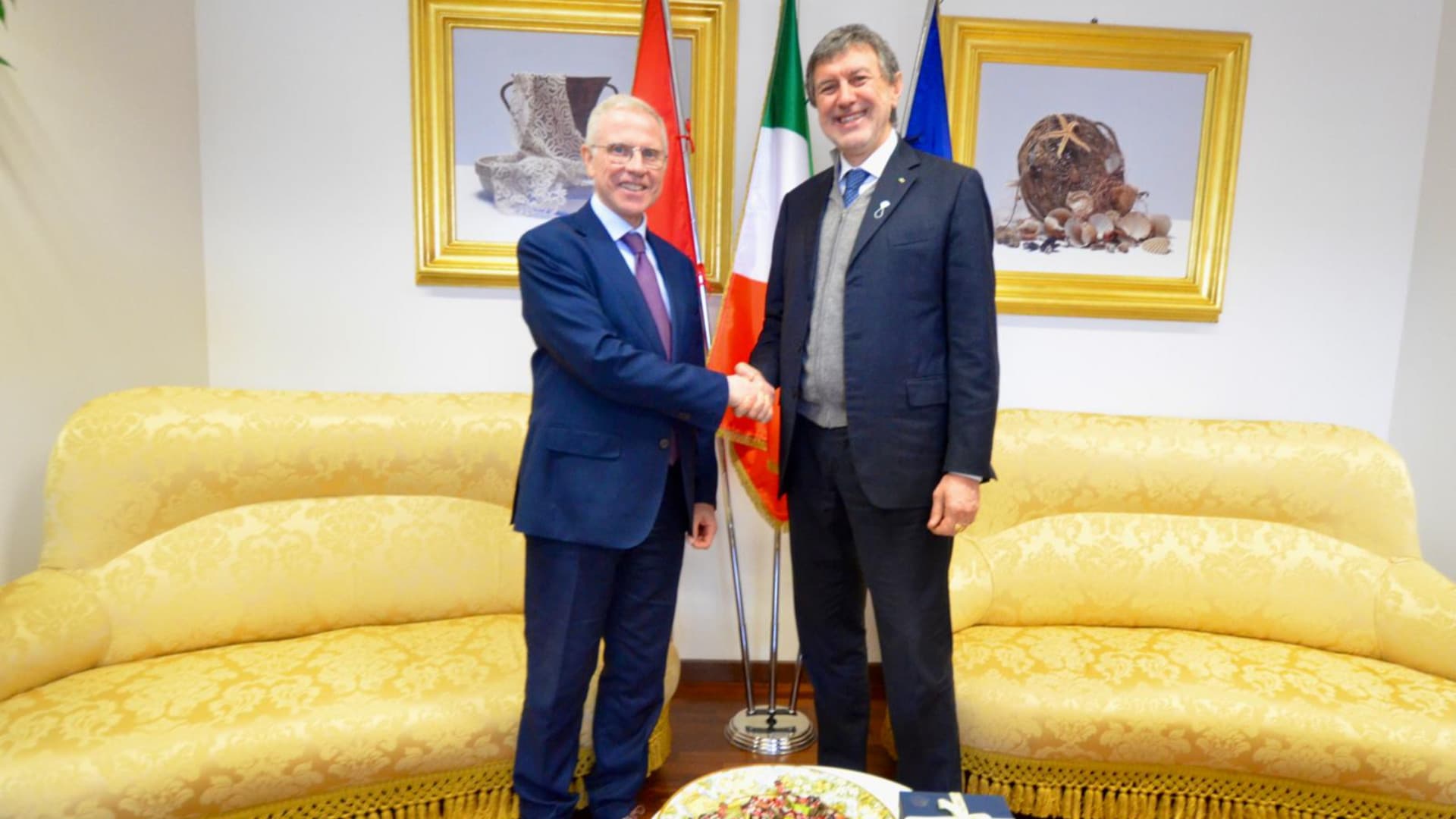 L'Aquila, il presidente della Regione riceve il nuovo prefetto dell’Aquila