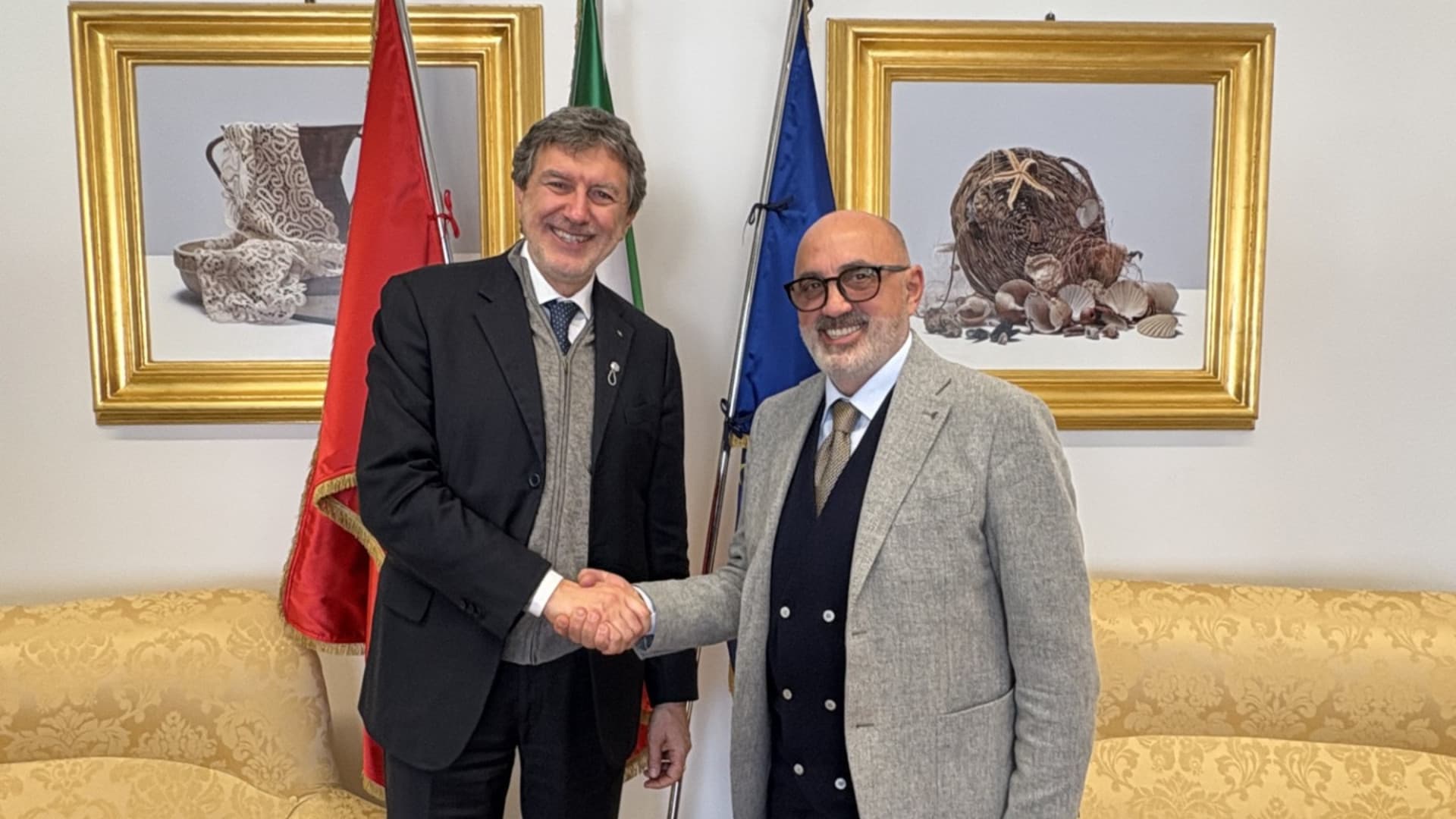 Marco Marsilio e Angelo Taffo