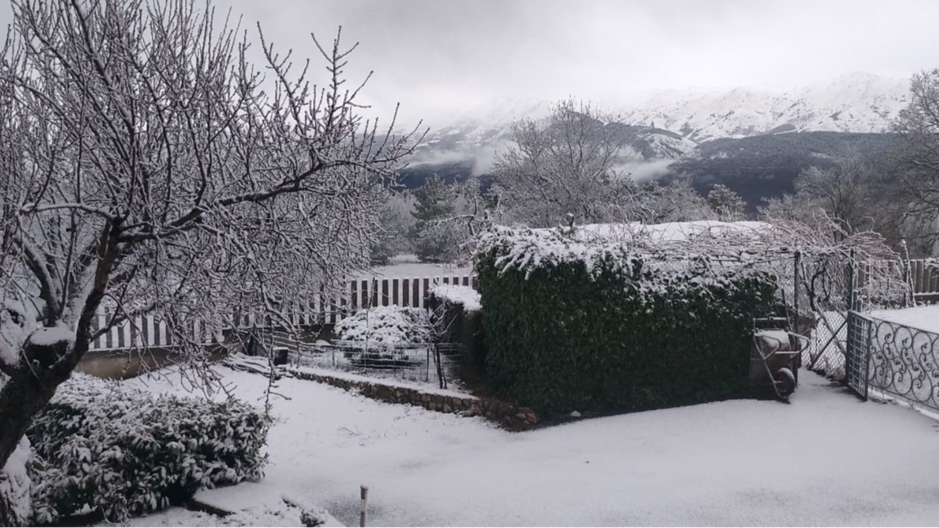 La neve a San Giacomo (foto Facebook Walter Roberto)