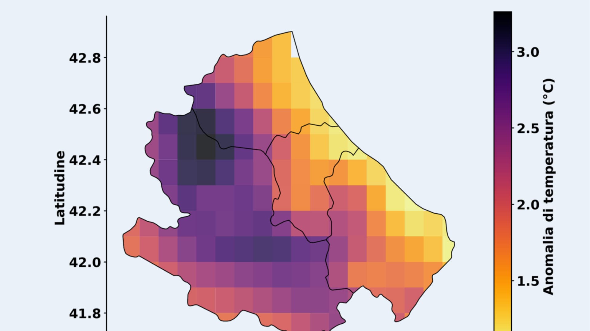 Abruzzo, dicembre 2025 tra i più caldi di sempre: temperature sopra la media in tutte le province