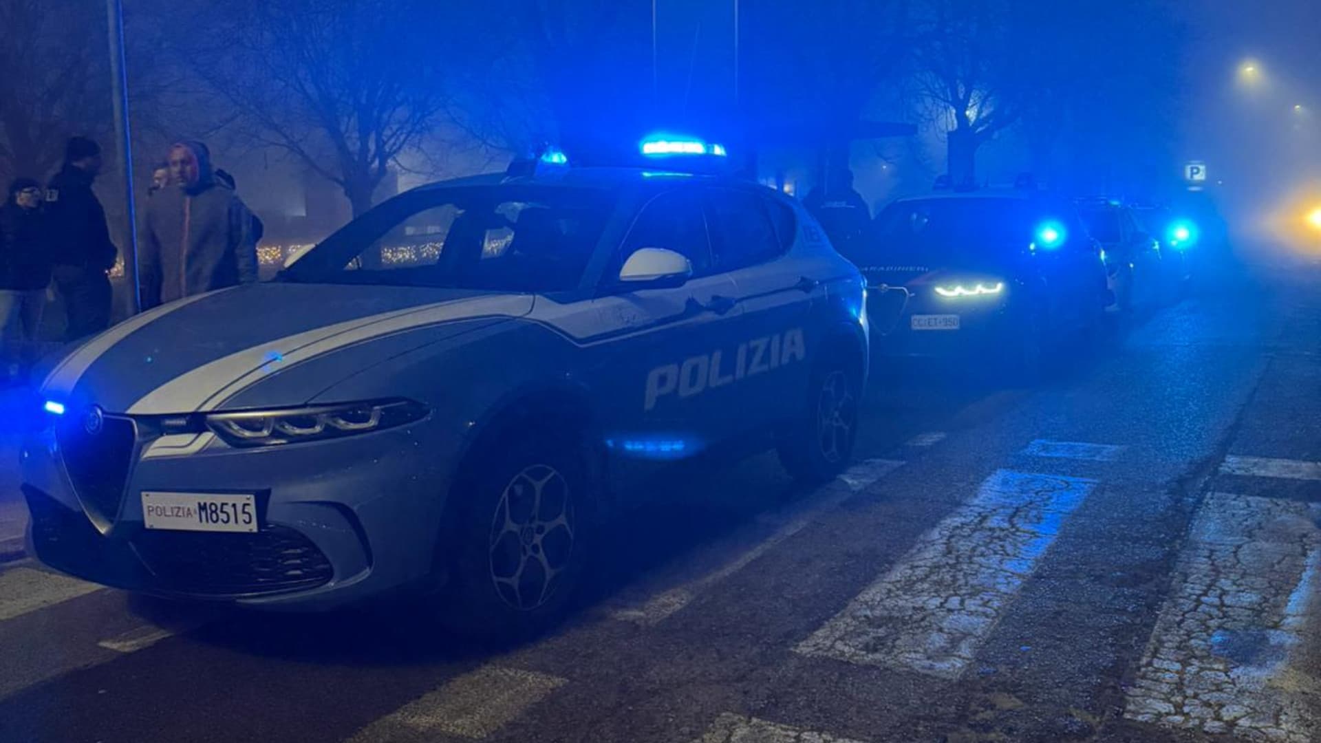 L'intervento della polizia