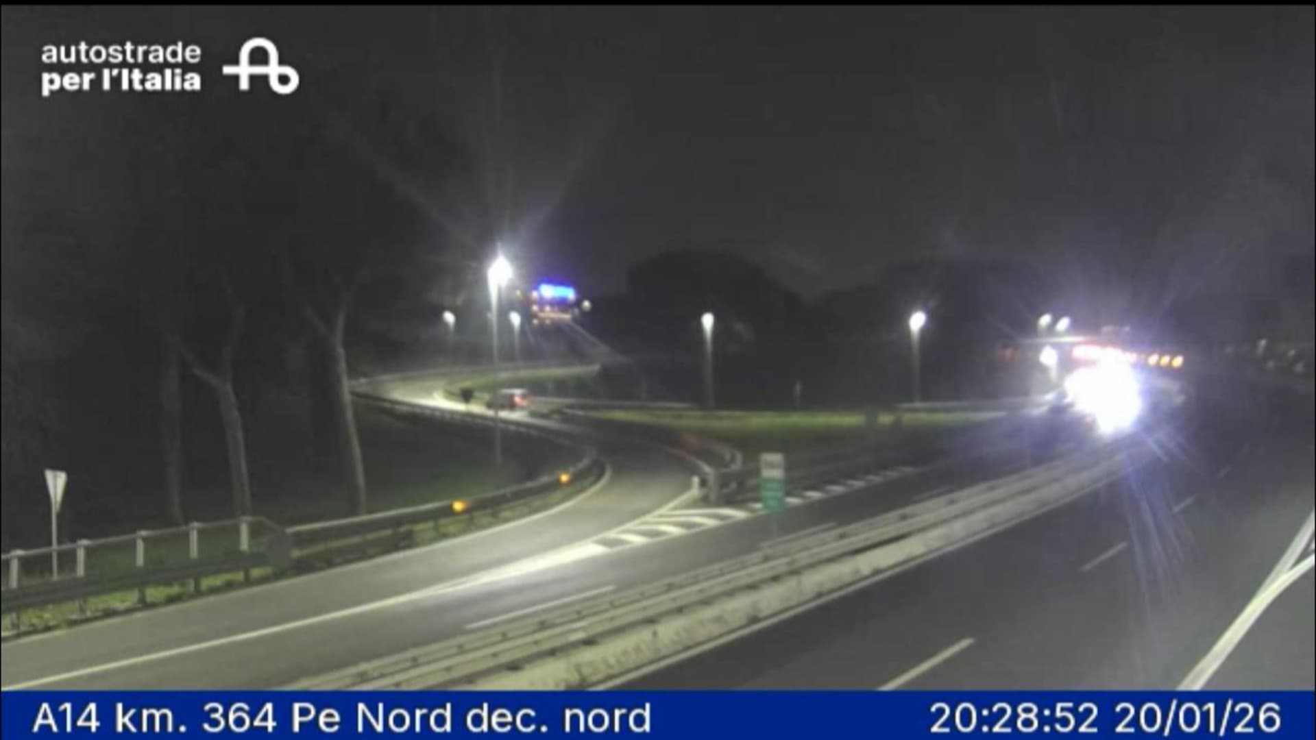 La situazione dal sito Autostrade per l'Italia