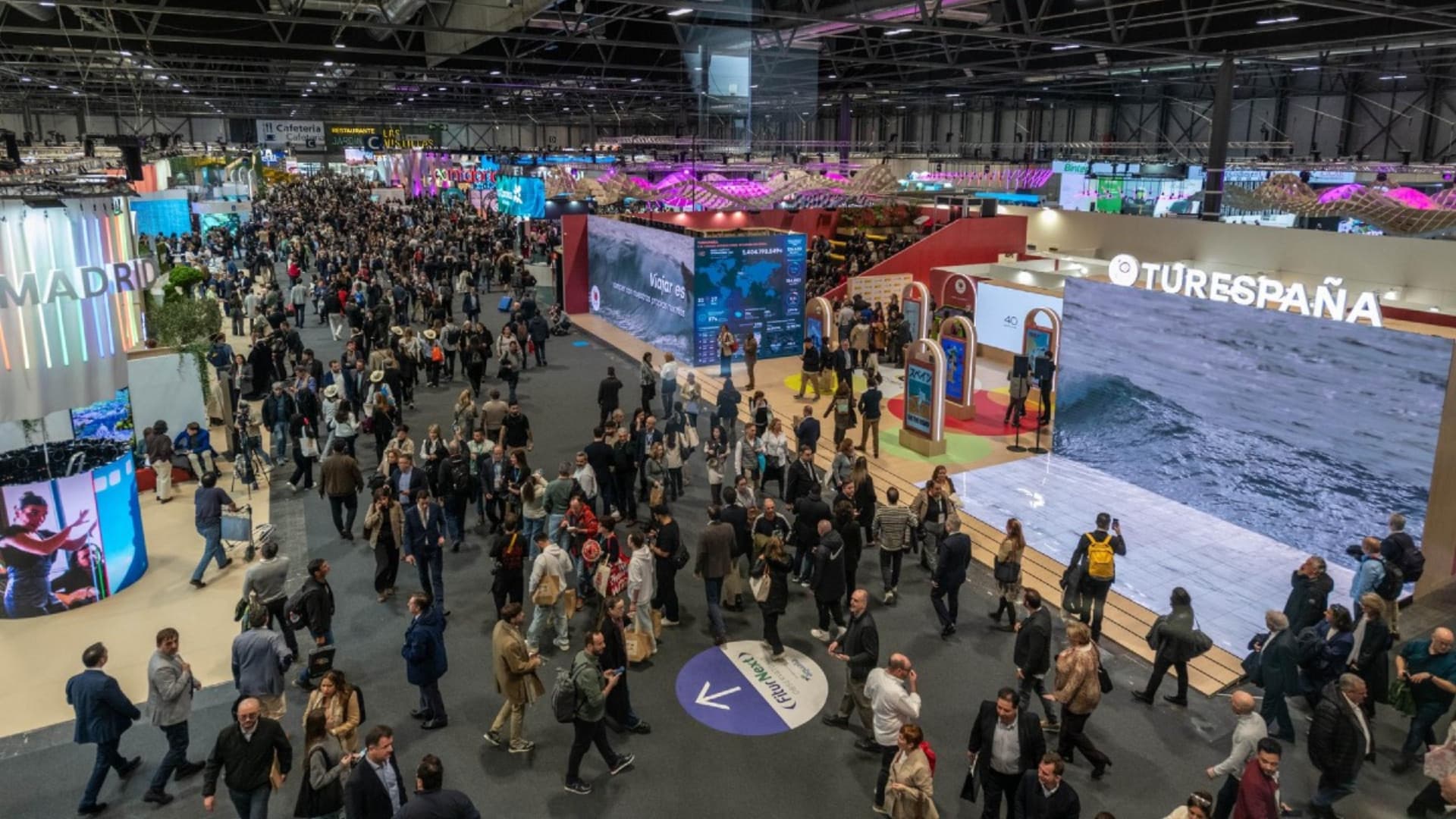 Uno scorcio della fiera (foto Facebook Fitur)