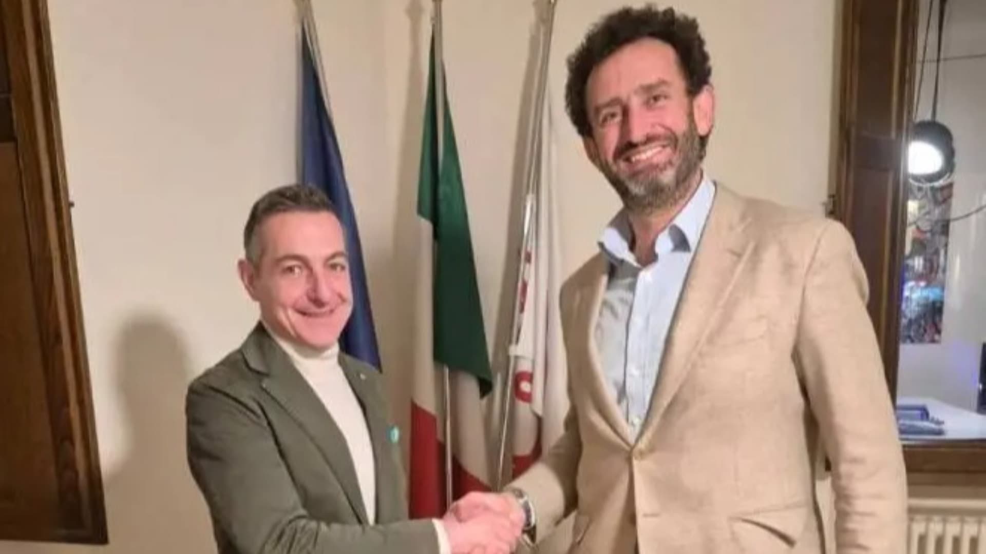 Da sinistra il nuovo presidente Antonio Mazzafferro e l'uscente presidente Ettore Perrotti