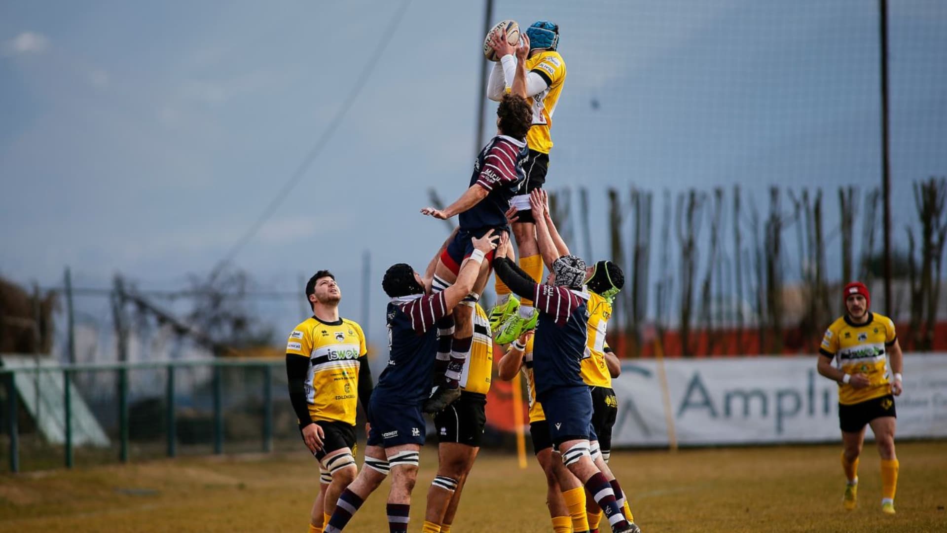 Serie A1, il match dell'Avezzano contro Capitolina (foto Avezzano Rugby Facebook)