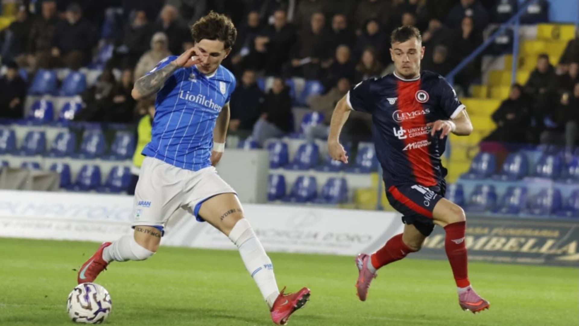 Un'azione del match (foto dal profilo Facebook del club)