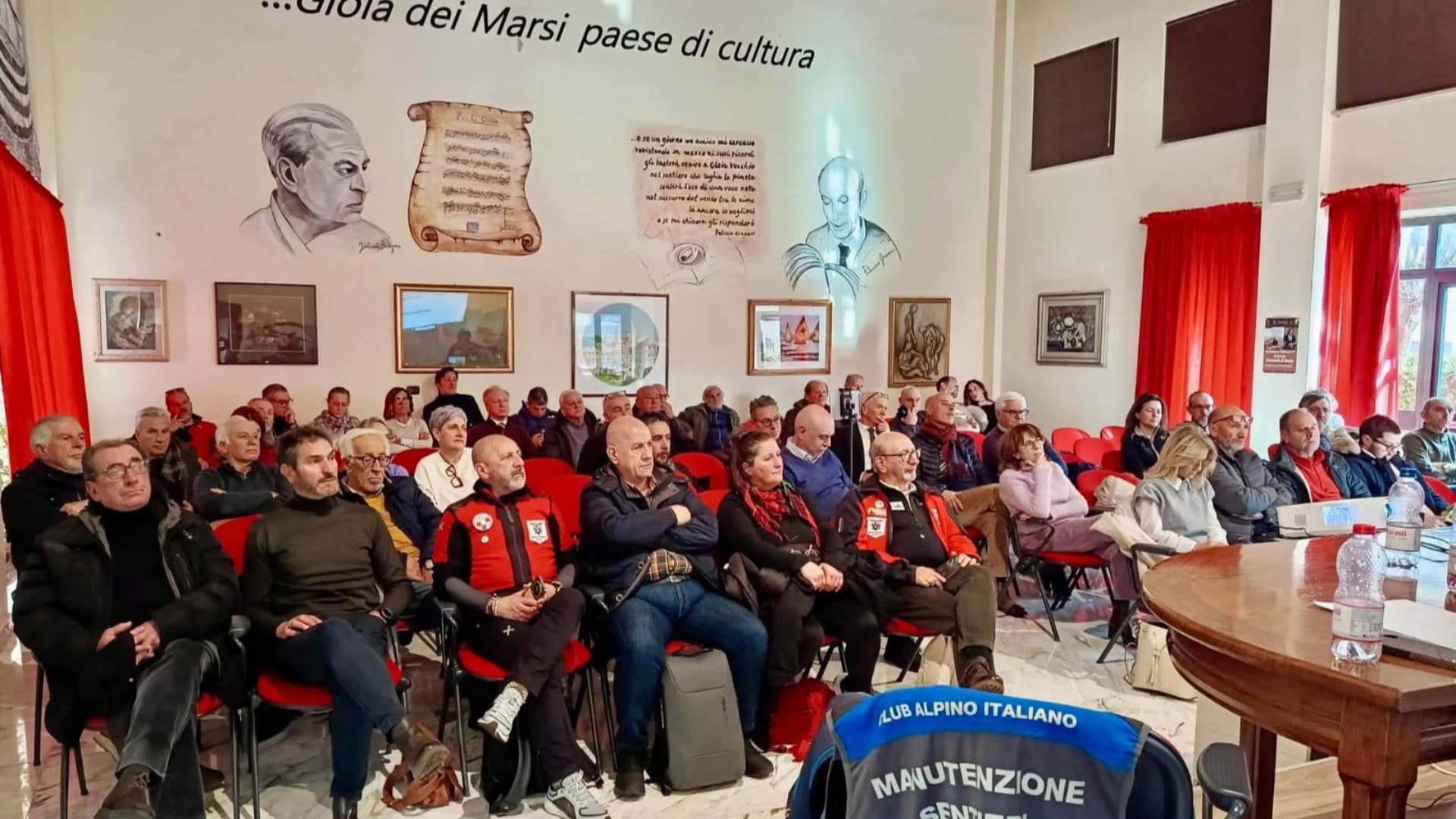 Un momento dell'incontro del Cai