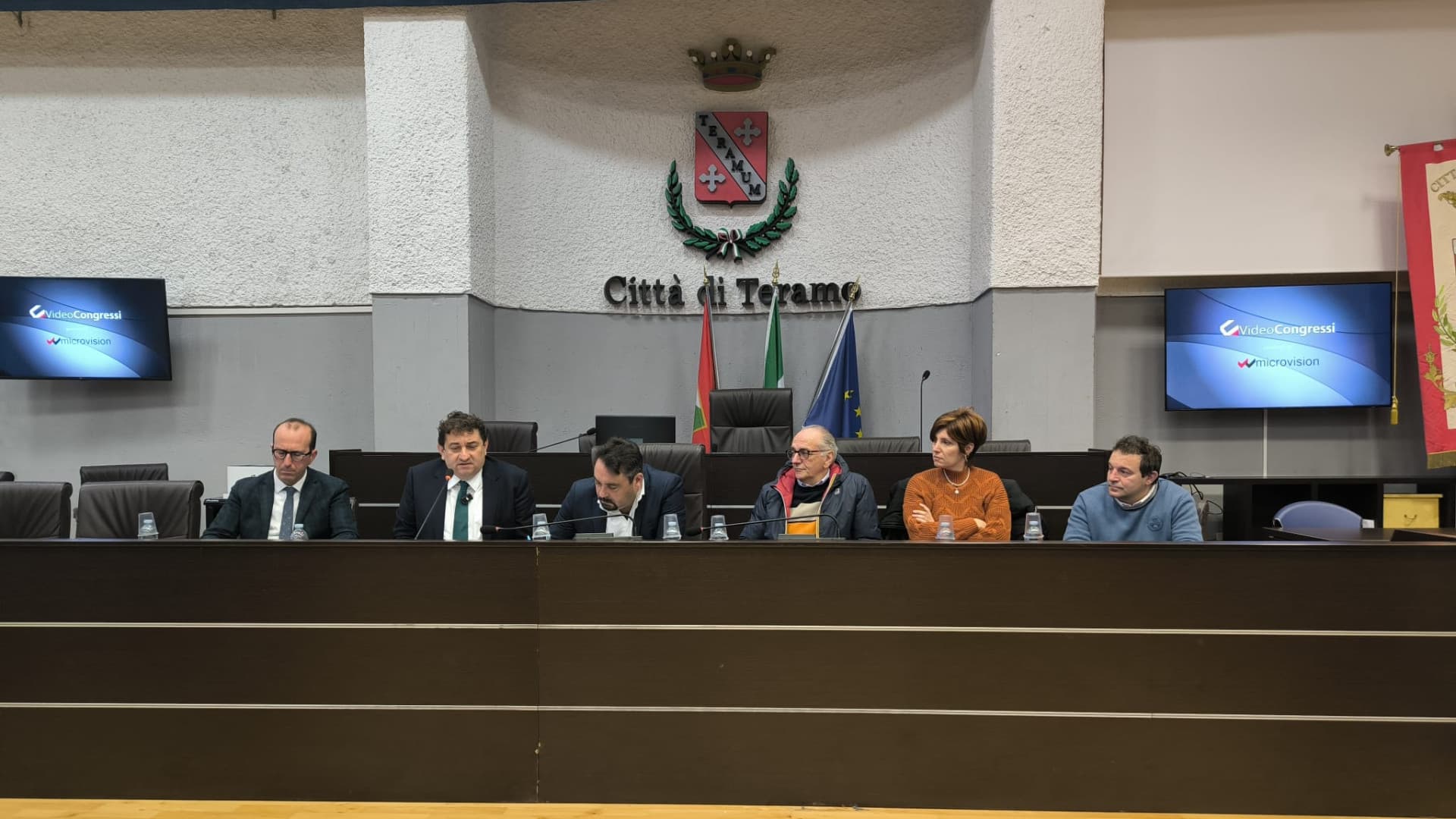 La presentazione in municipio