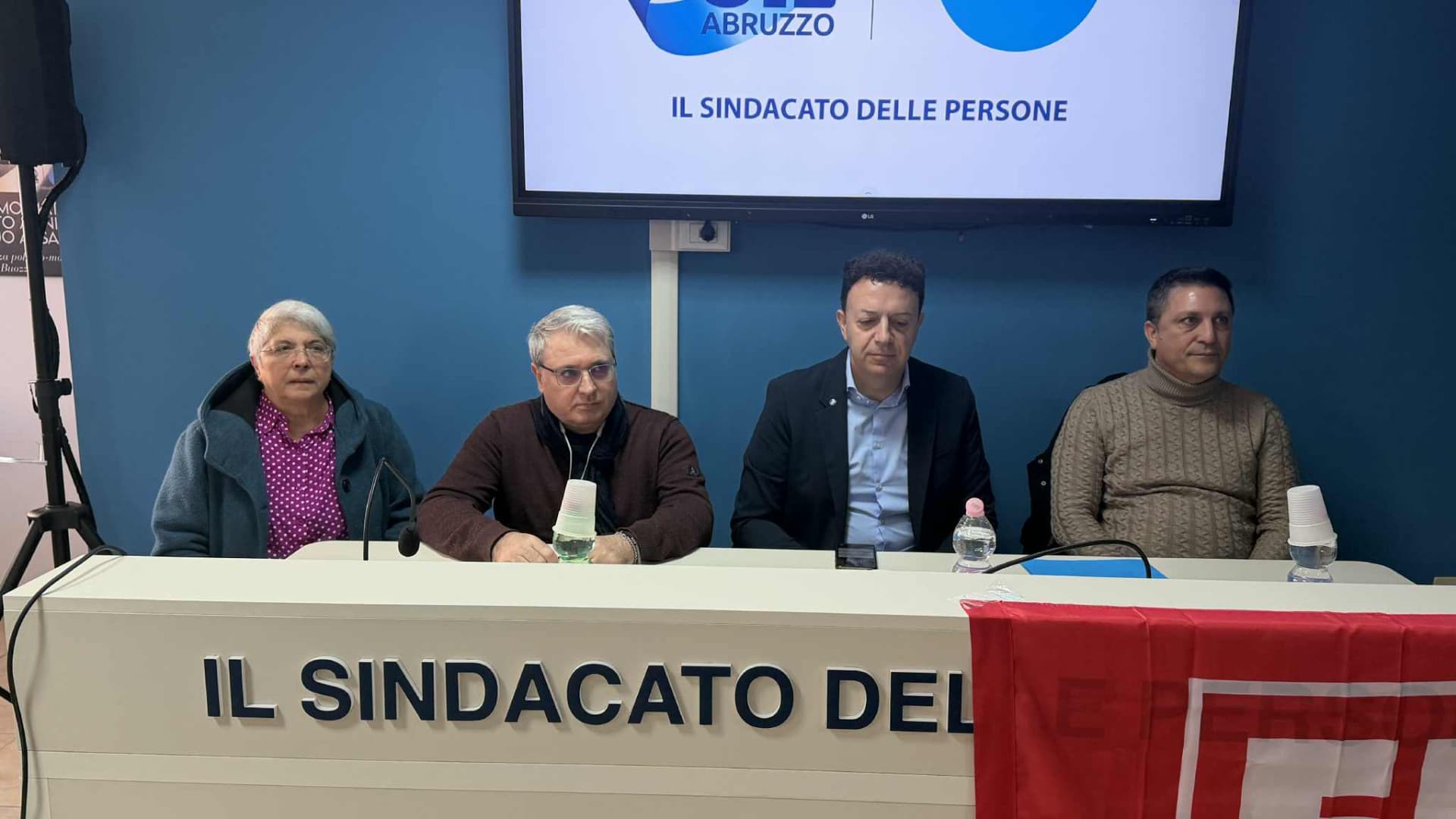 Maria Piccone, Luca Funari, Antonio Ginnetti e Giuseppe Trusso