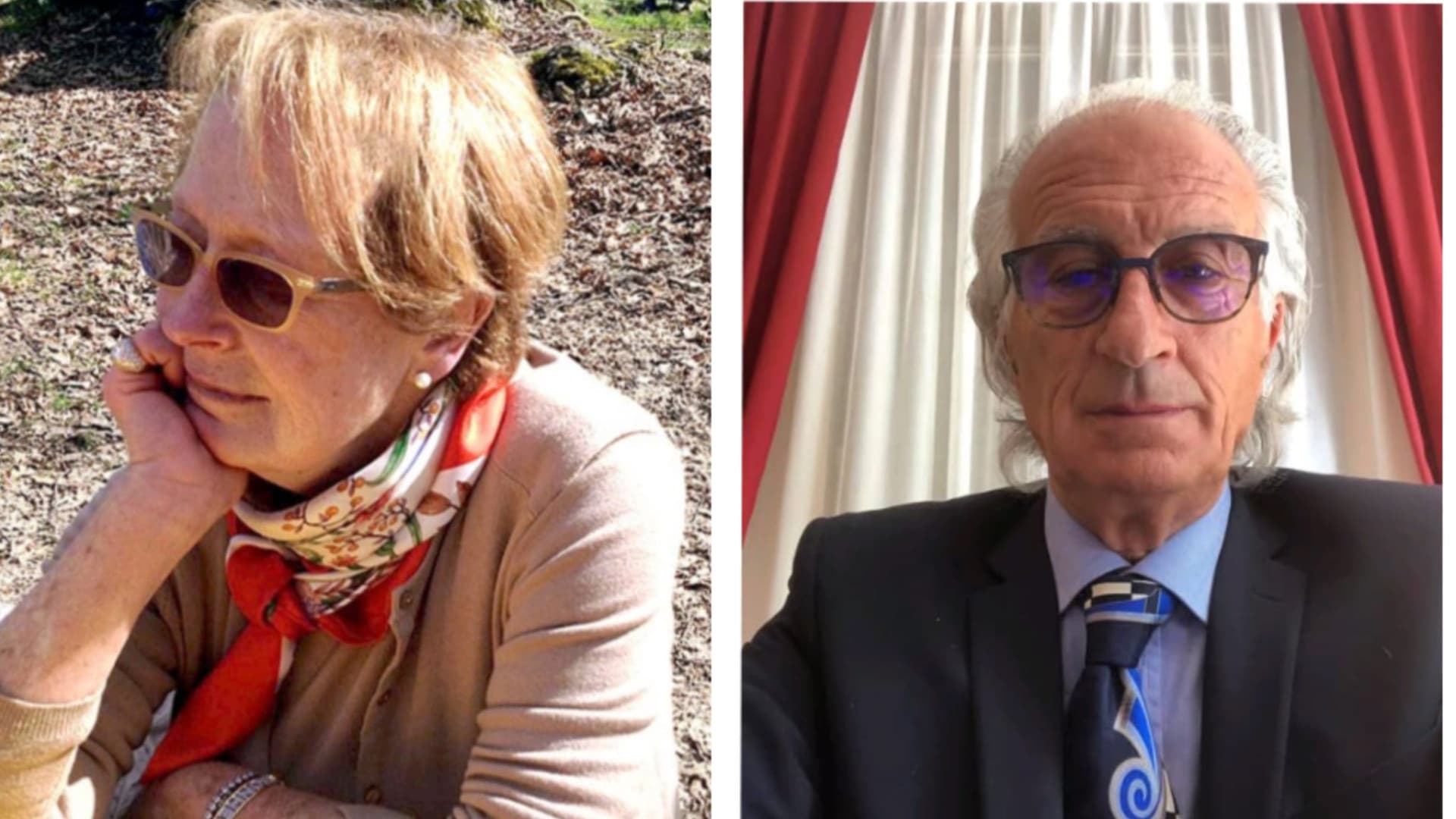 Maria Florens Mariani, la signora deceduta. Accanto l'avvocato Casciere