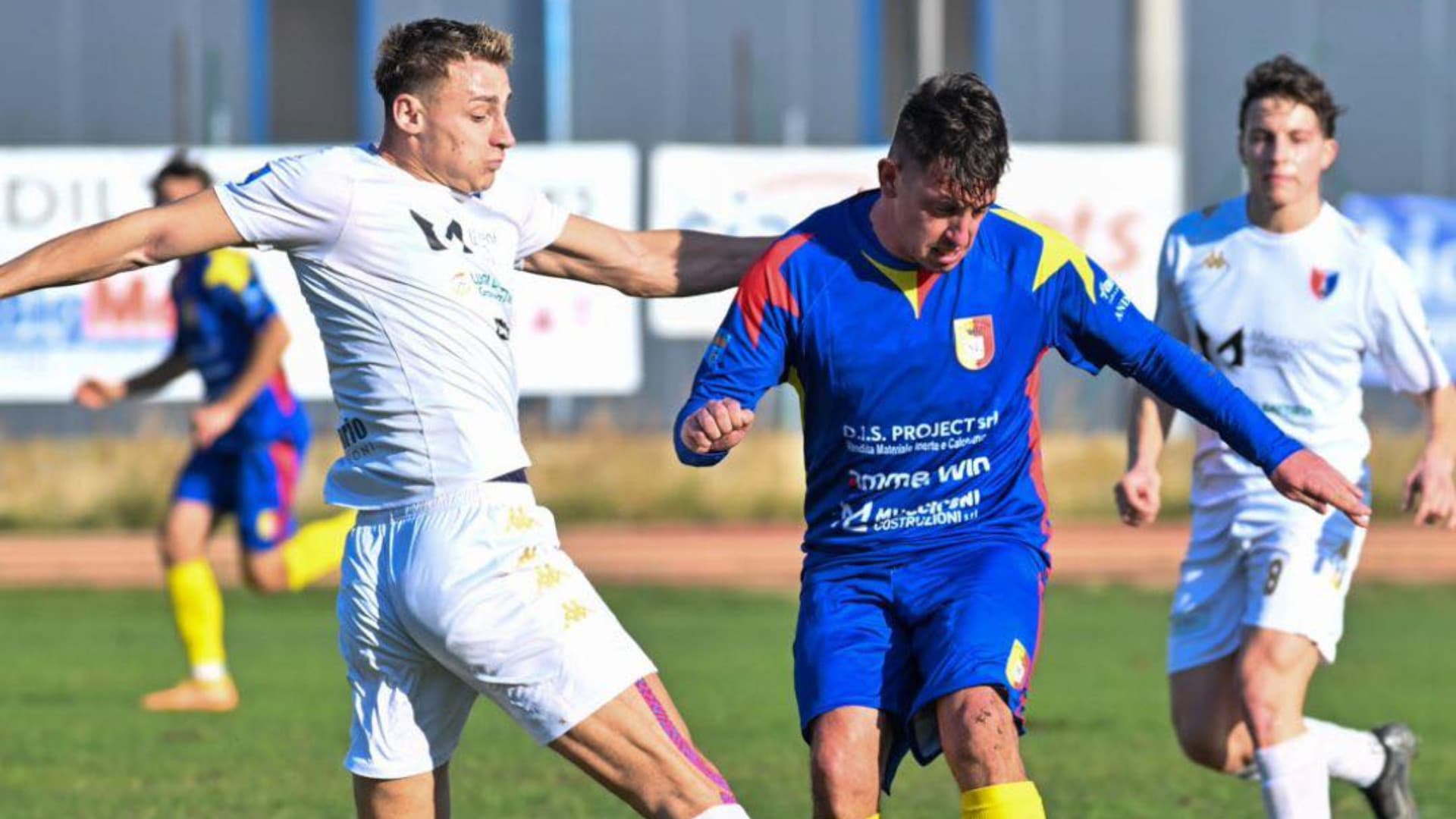 Un'immagine del match